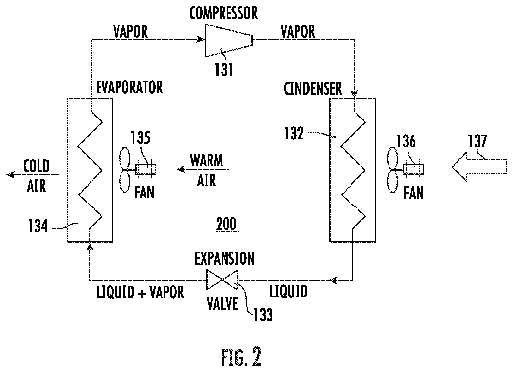 Patent US12590744 Figure 2 – Reduction of power consumption in transport refrigeration unit
