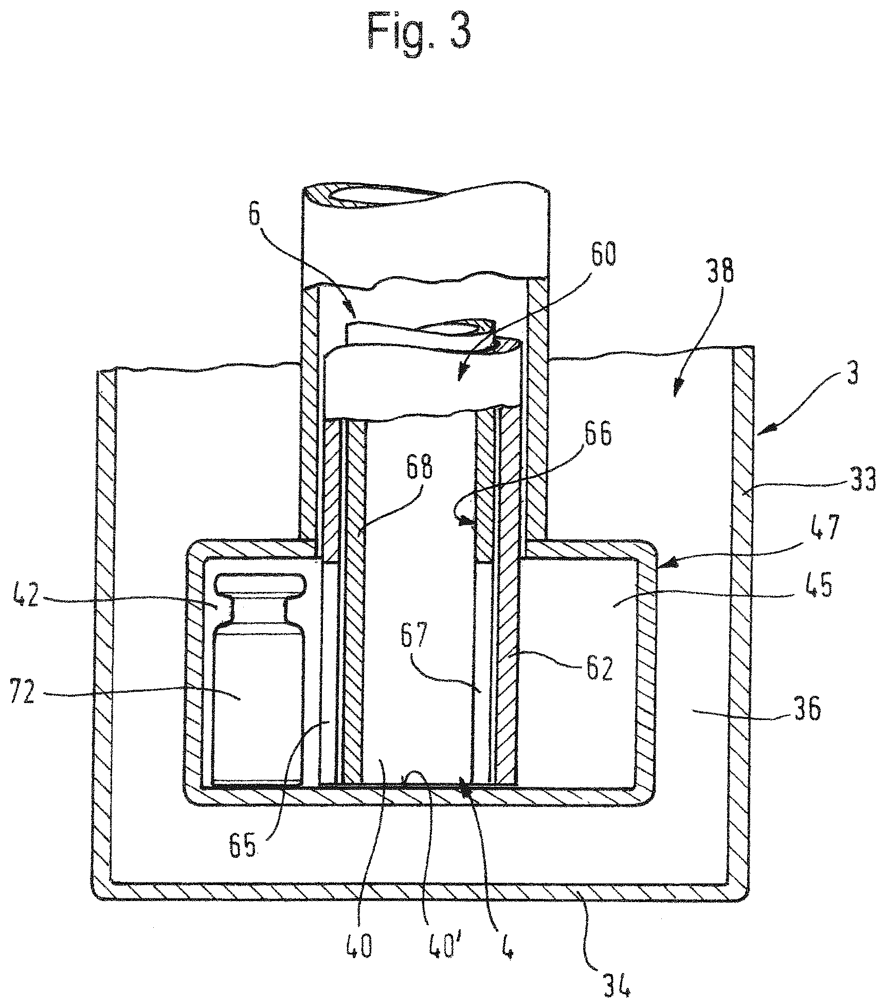Patent US12590749 Figure 3 – Thermally insulated transport container