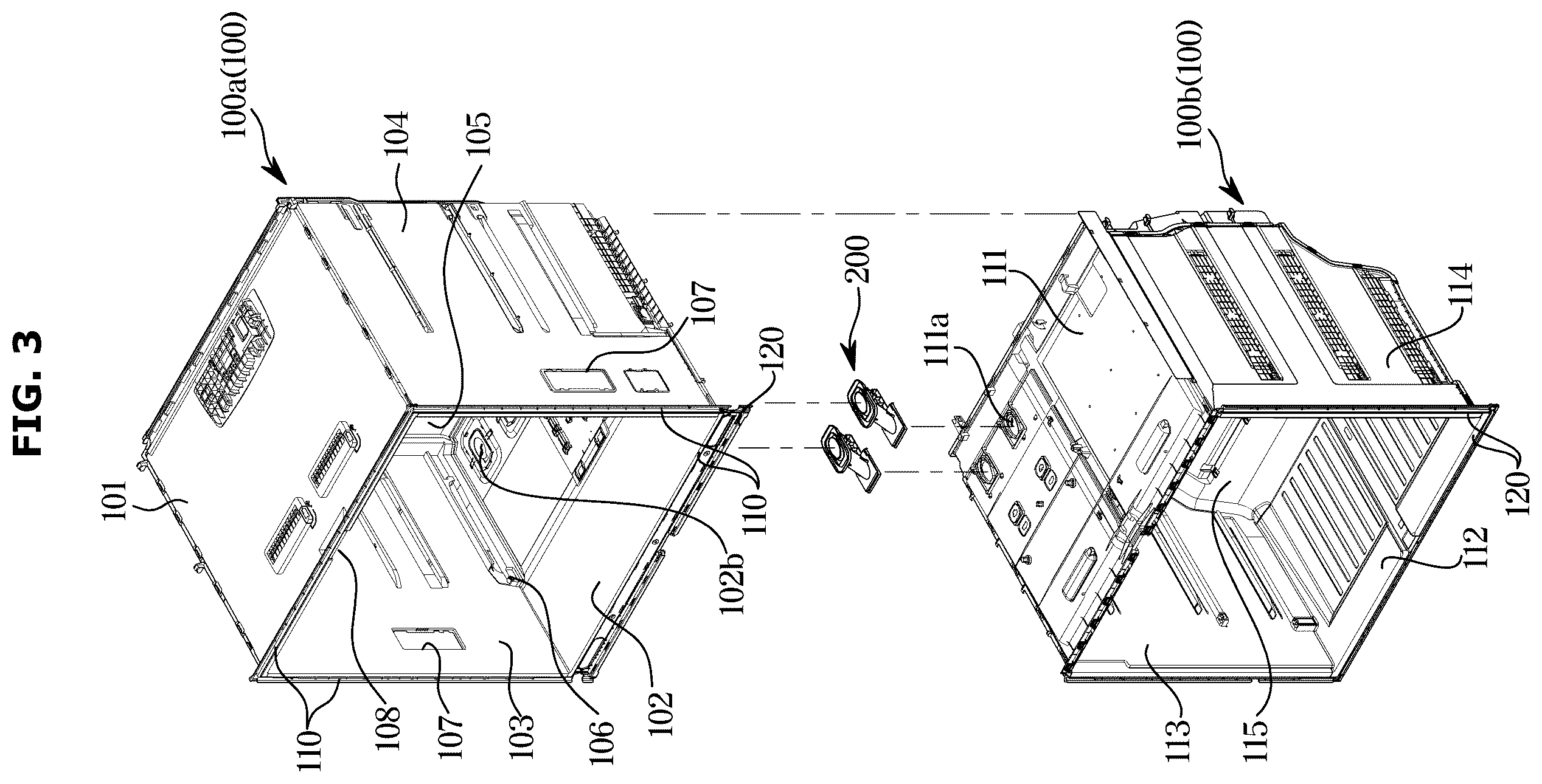 Patent US12590750 Figure 3 – Refrigerator