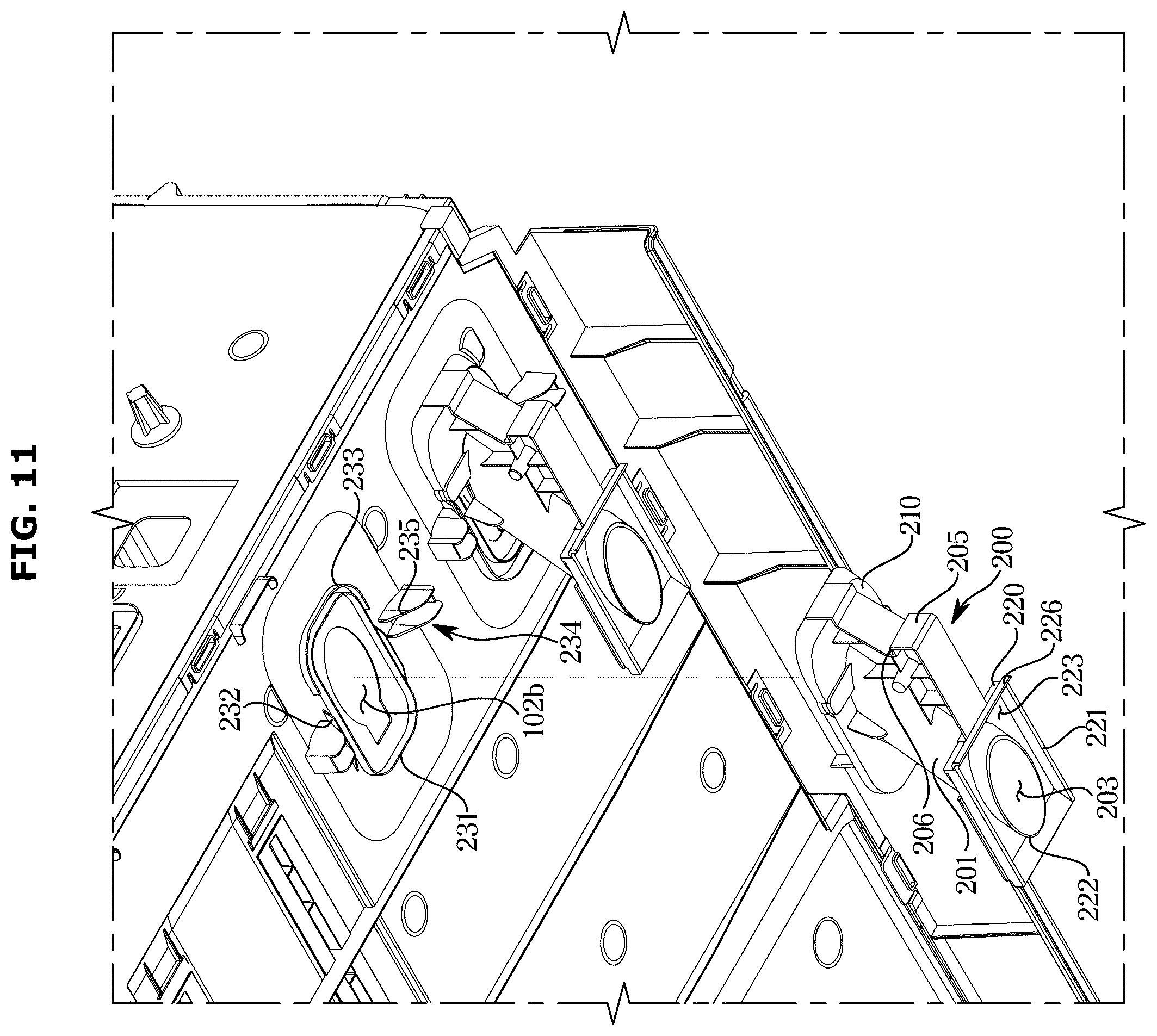 Patent US12590750 Figure 11 – Refrigerator
