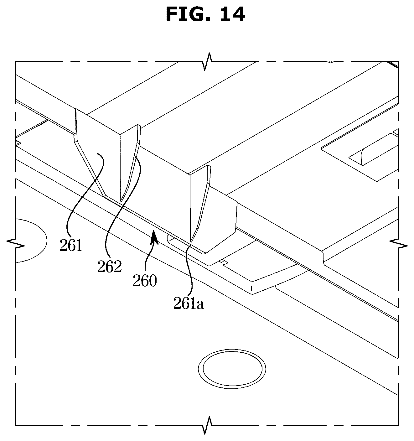 Patent US12590750 Figure 14 – Refrigerator