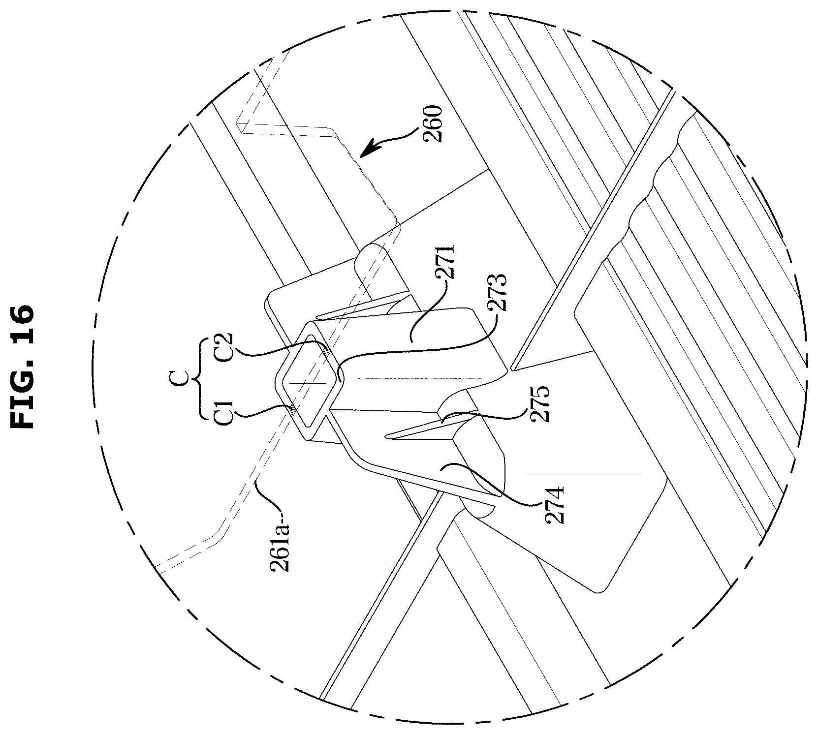 Patent US12590750 Figure 16 – Refrigerator