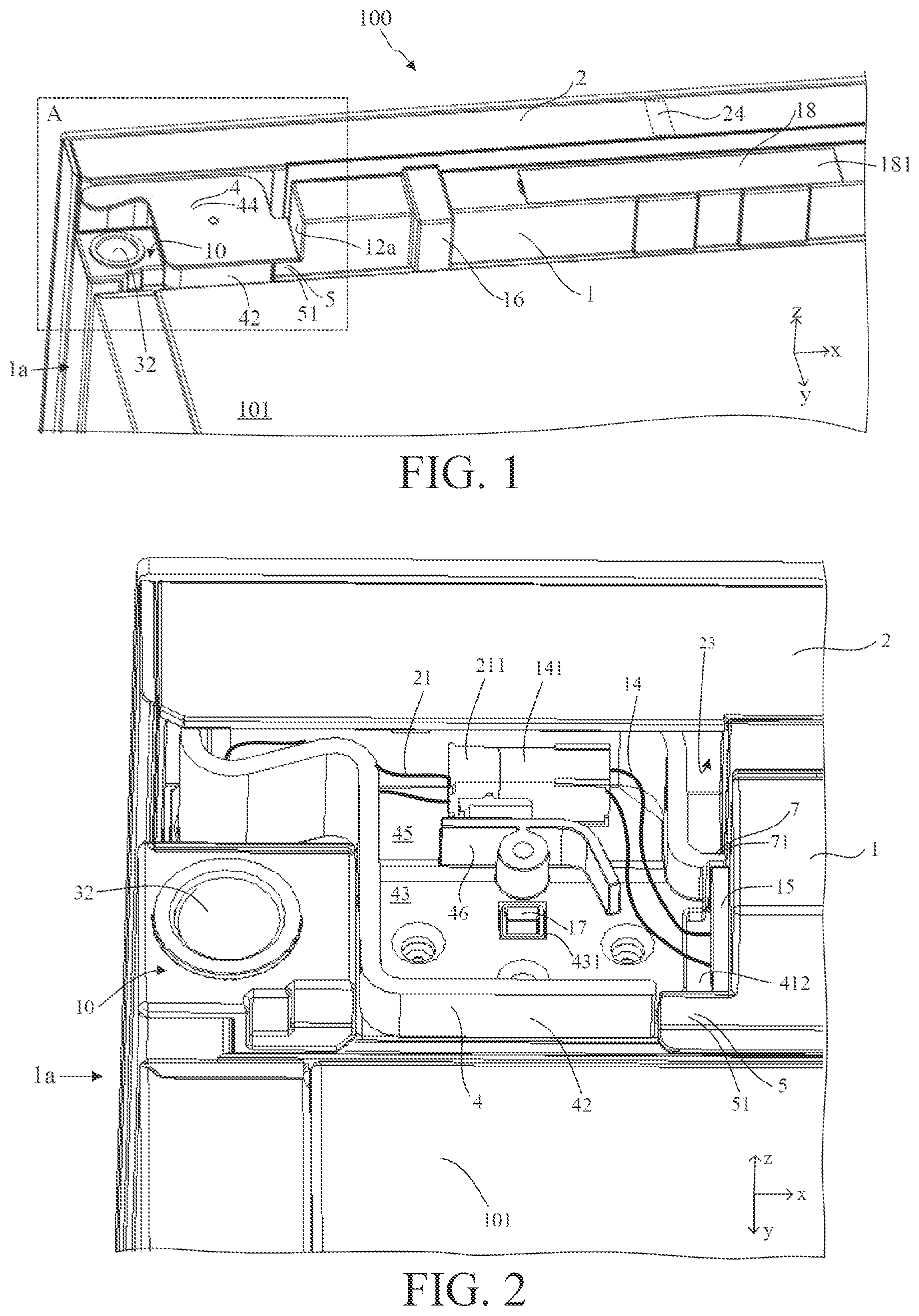 Patent US12590753 — Refrigeration appliance — Figure 1
