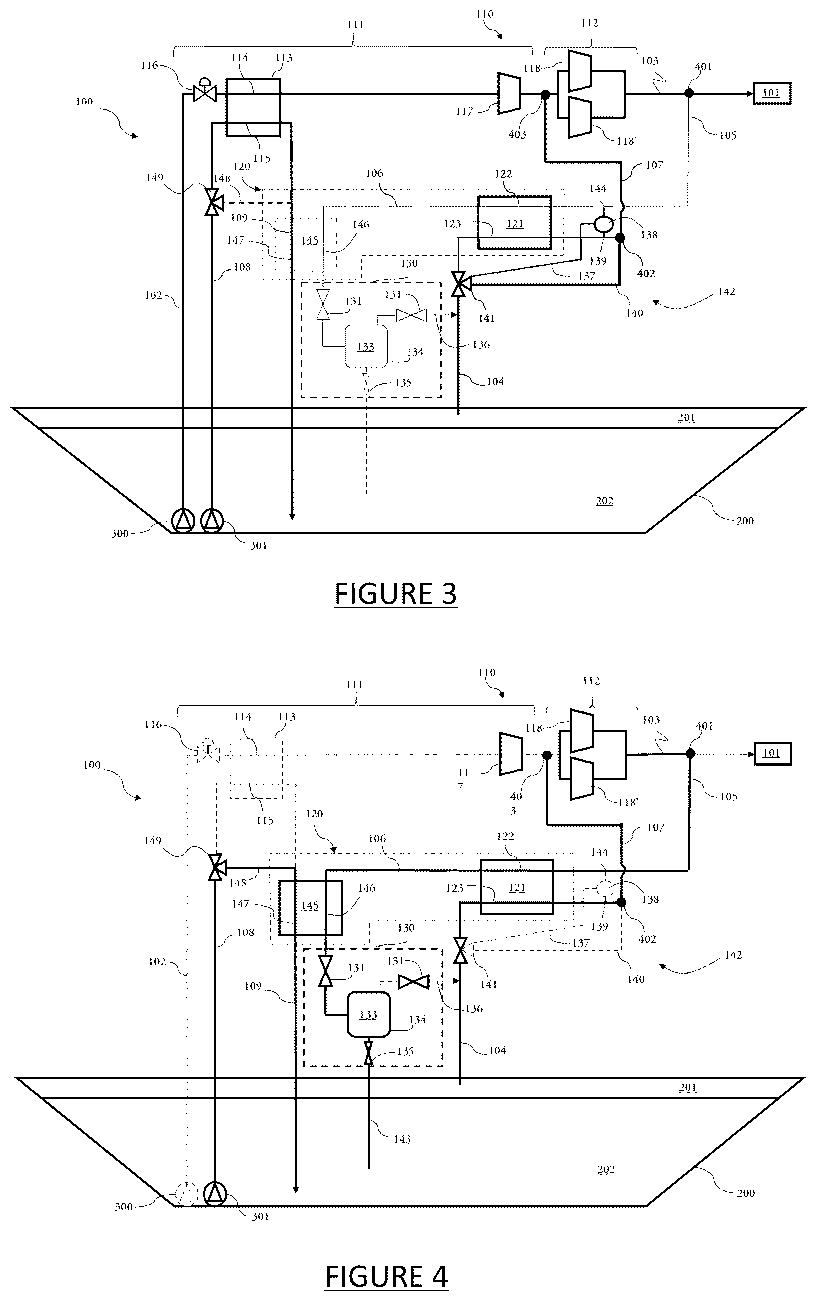 Patent US12590757 Figure 2 – Method for cooling a heat exchanger of a gas supply system for a gas-consuming apparatus of a ship