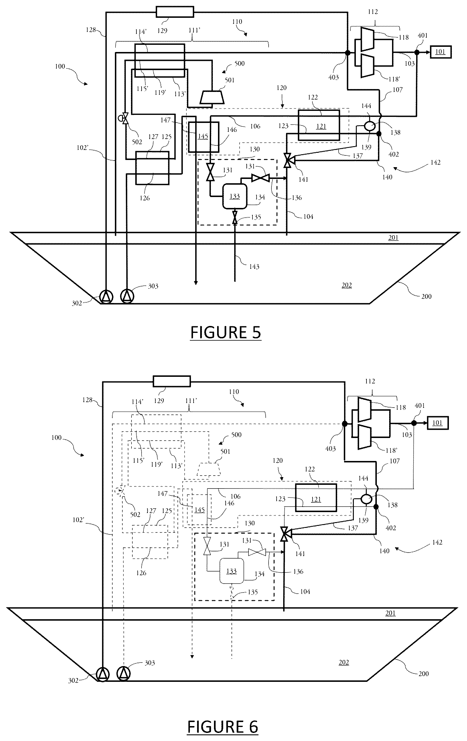 Patent US12590757 Figure 3 – Method for cooling a heat exchanger of a gas supply system for a gas-consuming apparatus of a ship