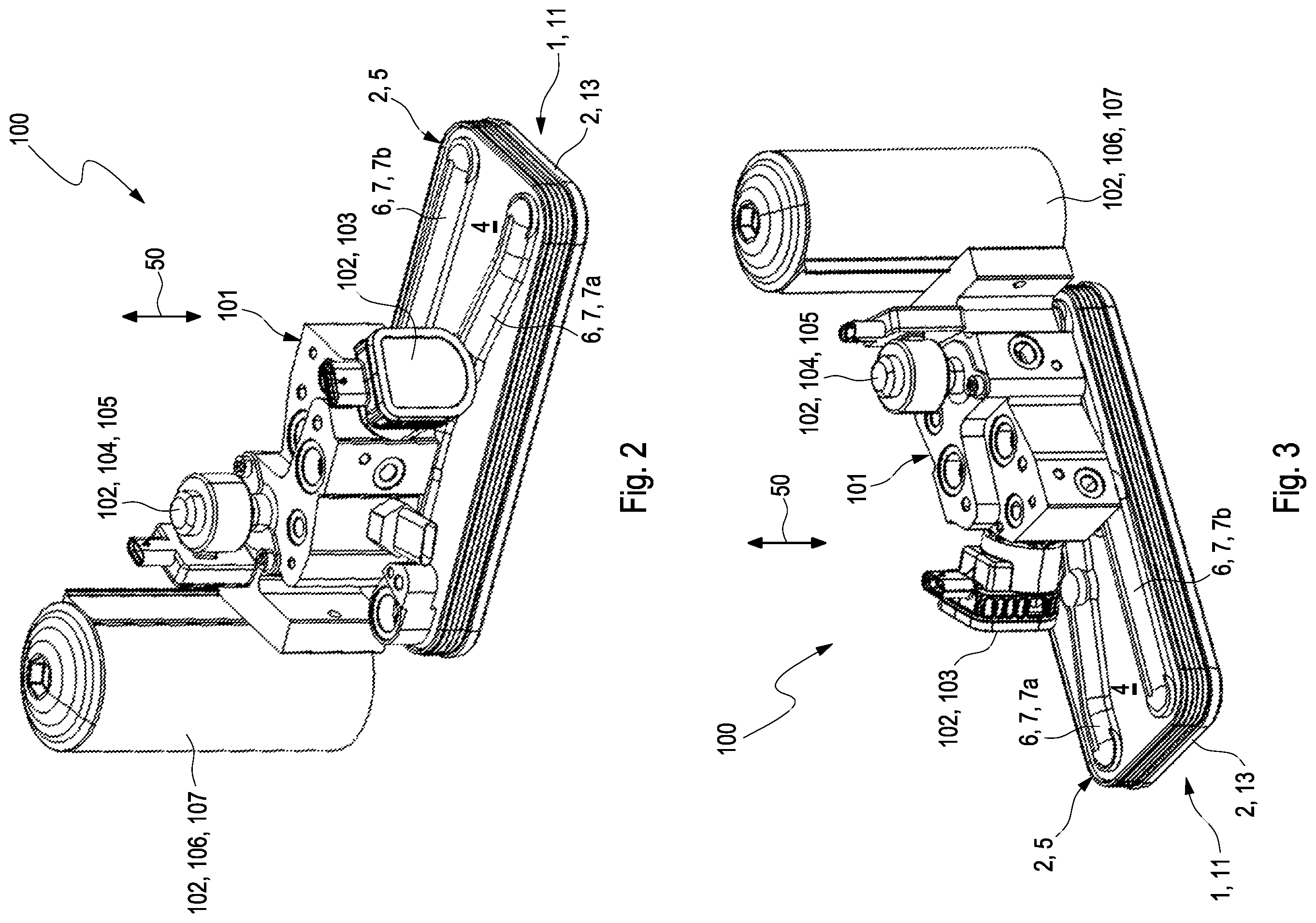 Patent US12590763 Figure 2 – Stacked disc heat exchanger for a thermal management module