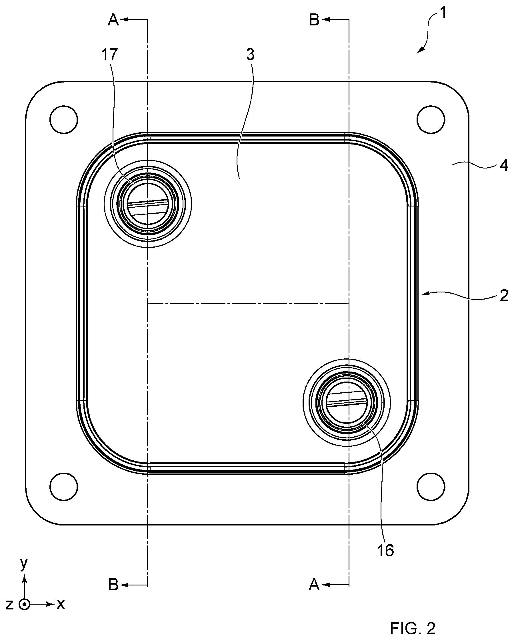 Patent US12590764 Figure 2 – Heat exchanger