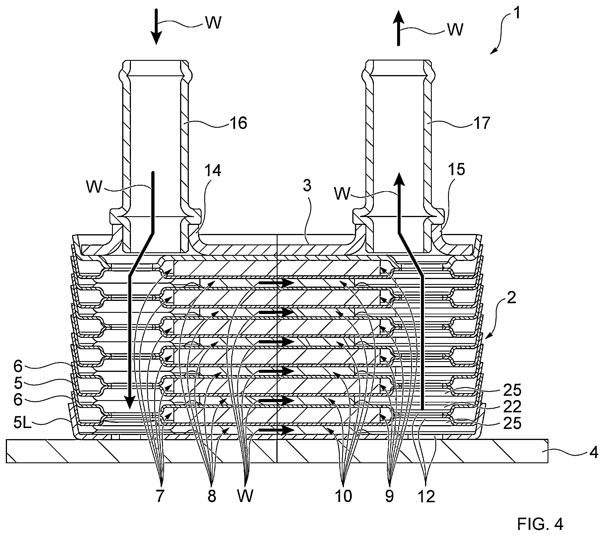 Patent US12590764 Figure 4 – Heat exchanger