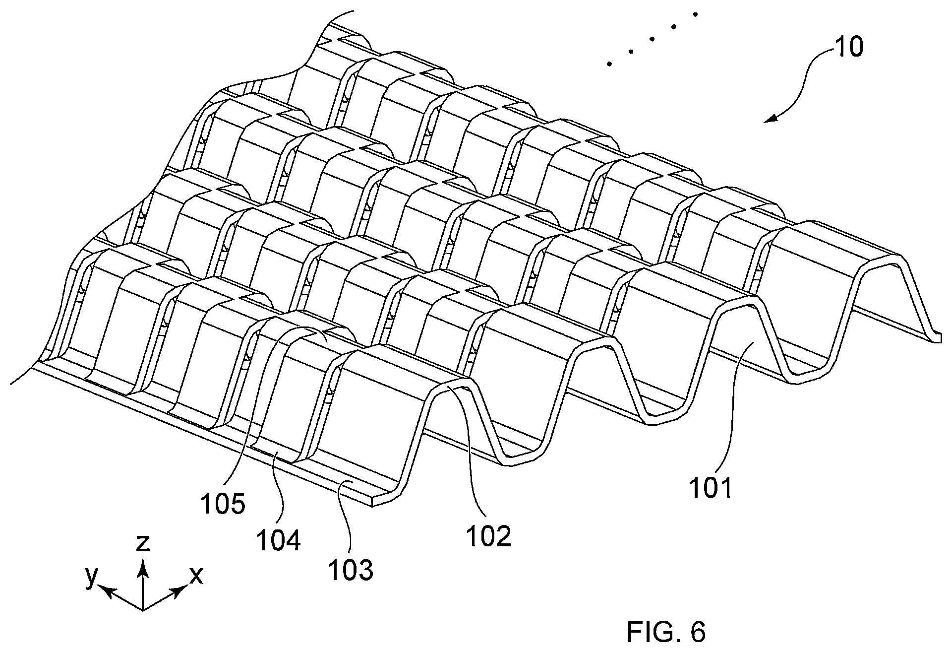 Patent US12590764 Figure 6 – Heat exchanger