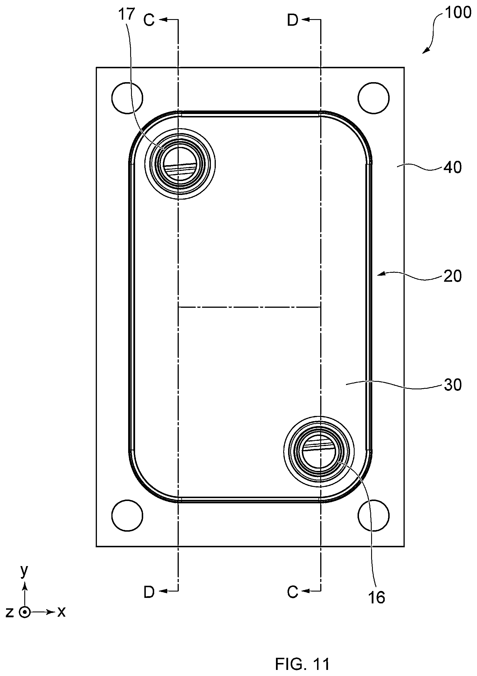 Patent US12590764 Figure 11 – Heat exchanger