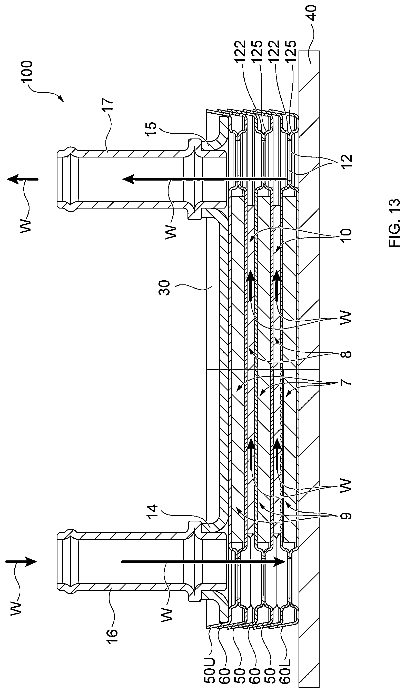 Patent US12590764 Figure 13 – Heat exchanger