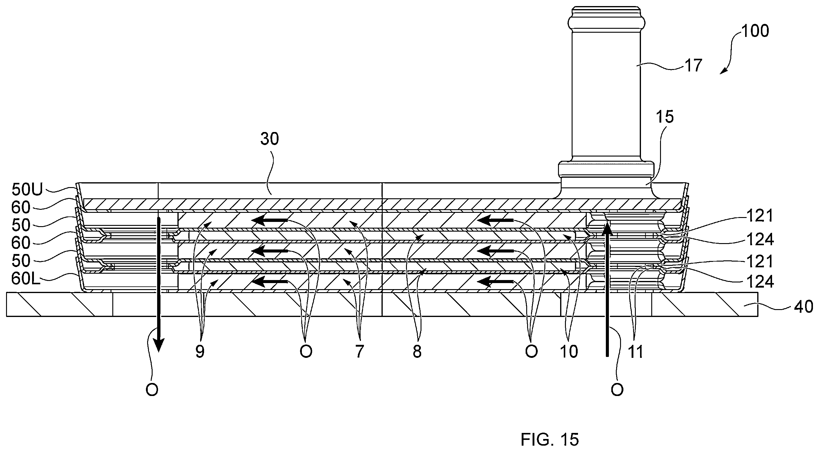 Patent US12590764 Figure 15 – Heat exchanger