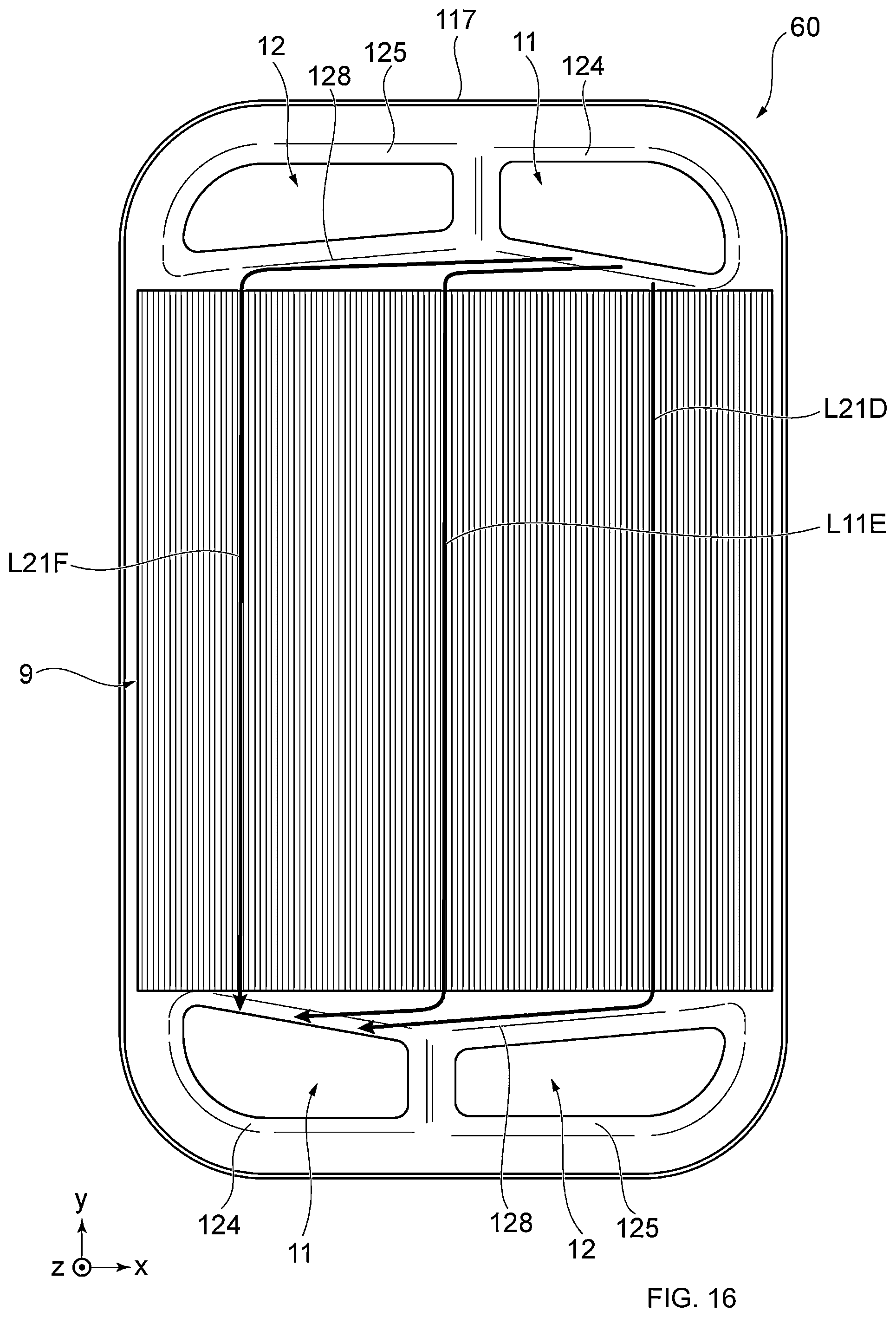 Patent US12590764 Figure 16 – Heat exchanger
