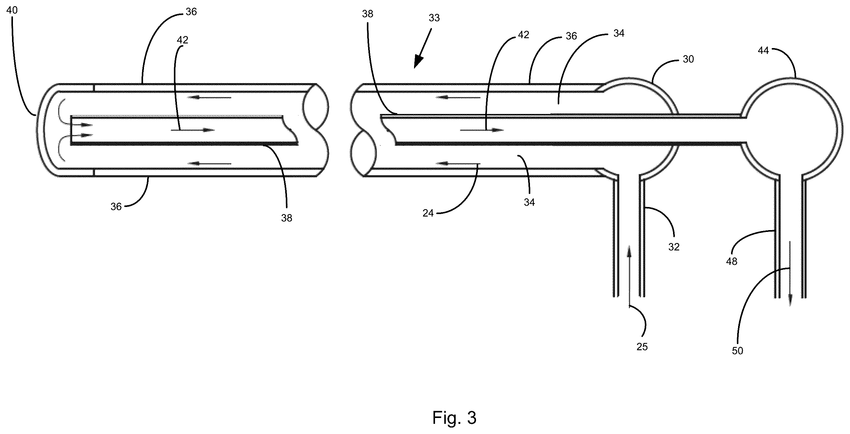 Patent US12590767 Figure 3 – Counterflow rotary cooler