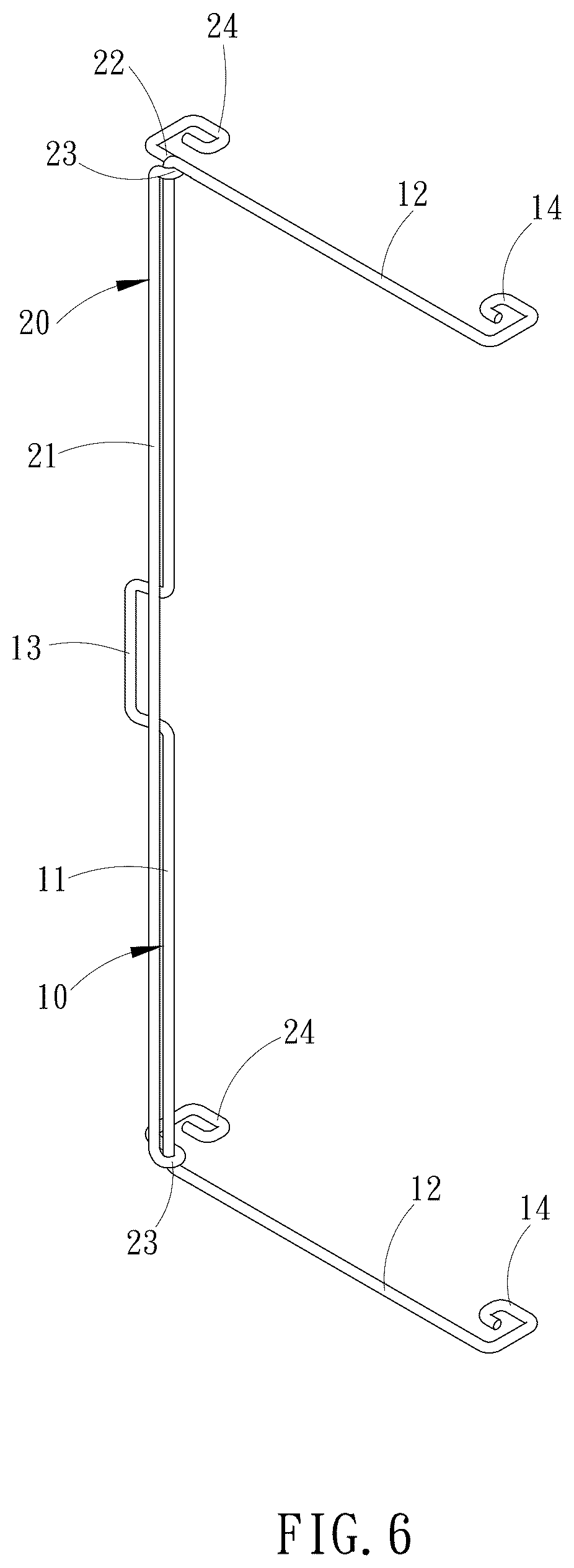 Patent US12590768 Figure 6 – Radiator fan fixing buckle device and its assembly structure