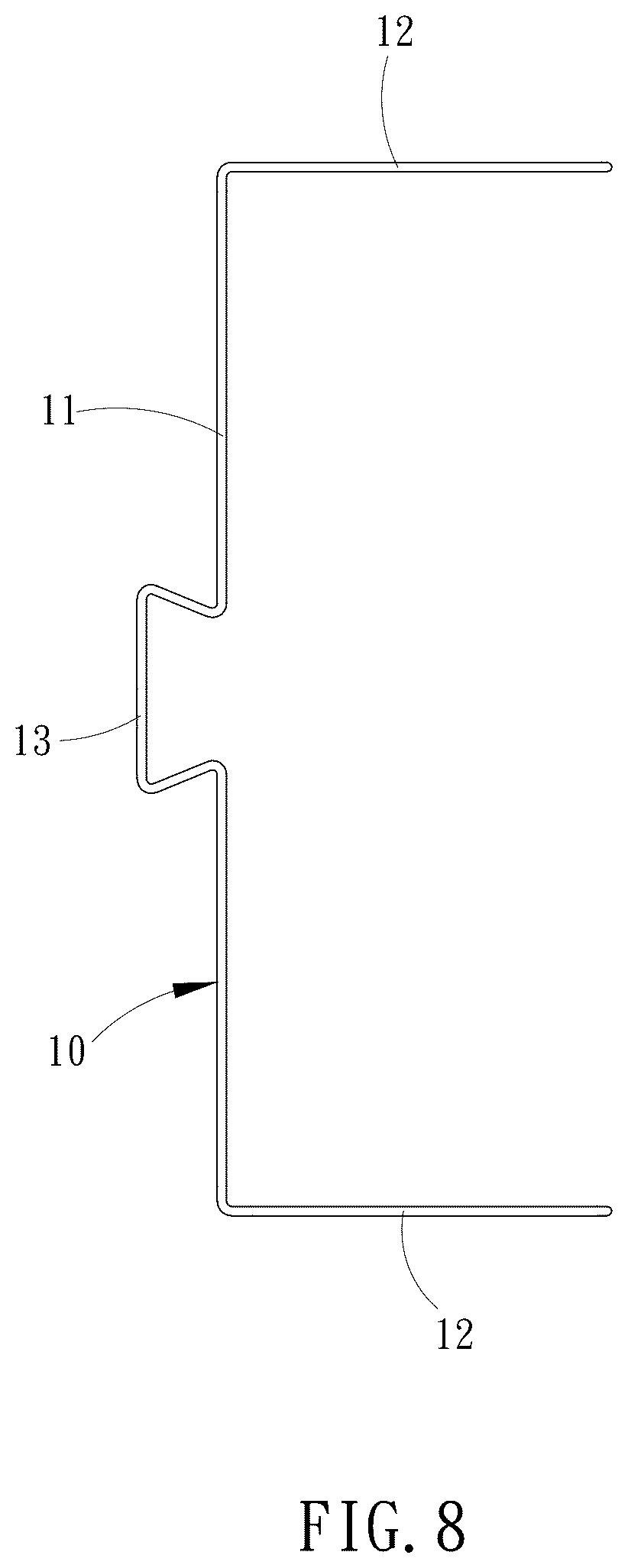Patent US12590768 Figure 8 – Radiator fan fixing buckle device and its assembly structure