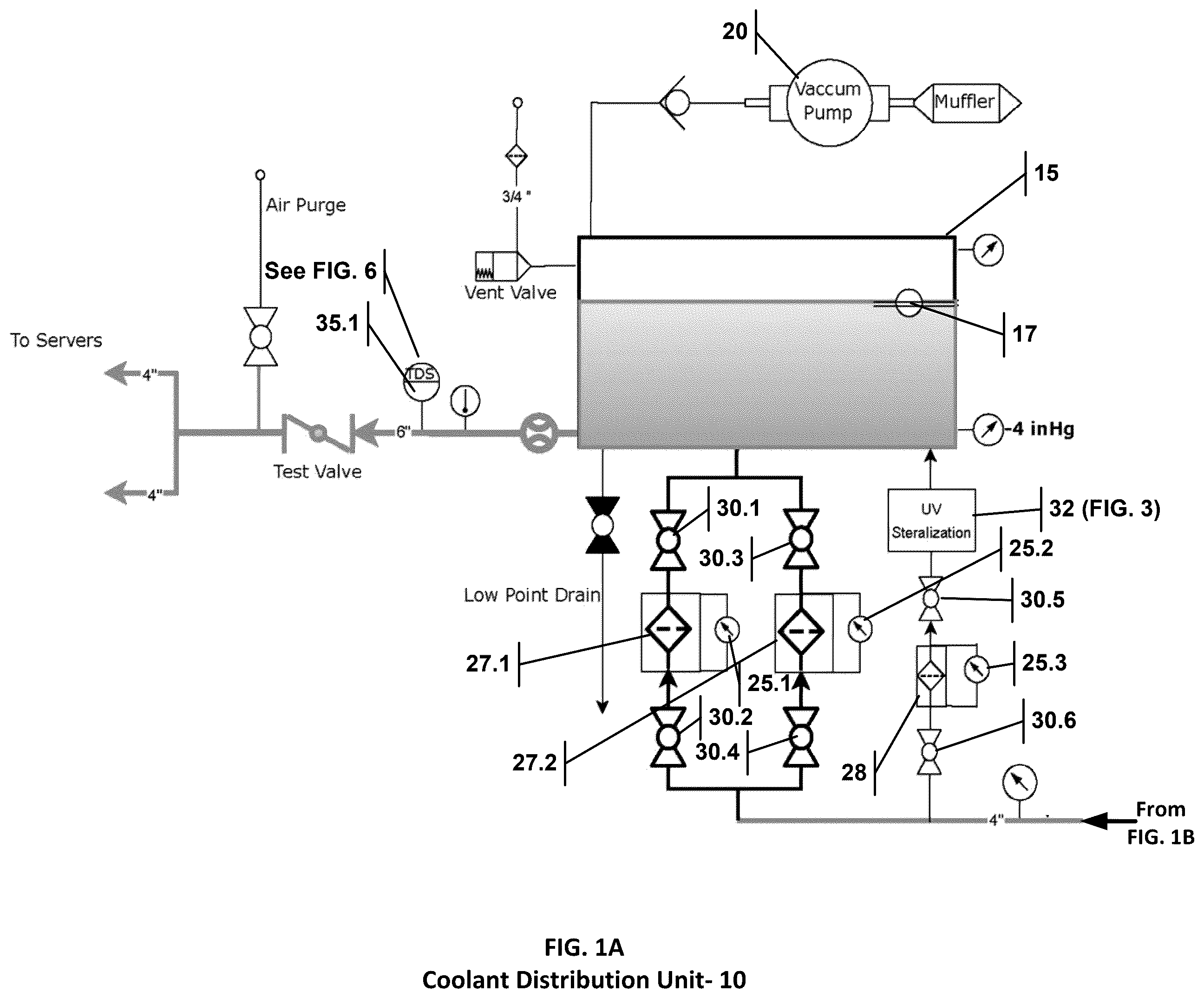 Patent US12590770 Figure 1 – Liquid cooling system automated additive control