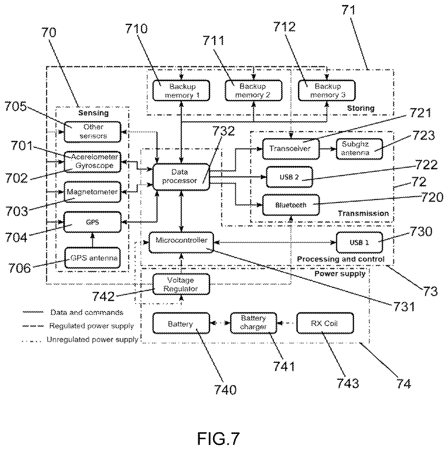Patent US12590772 Figure 8 – Method and system for sensing, monitoring, logging and transmitting events that is assembled on a firearm