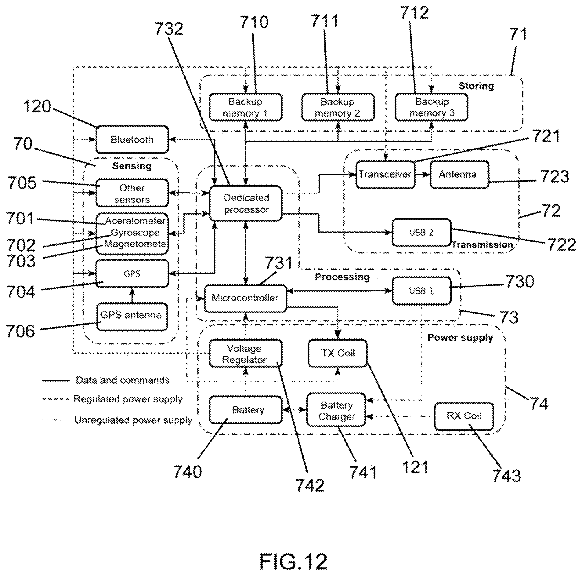 Patent US12590772 Figure 13 – Method and system for sensing, monitoring, logging and transmitting events that is assembled on a firearm
