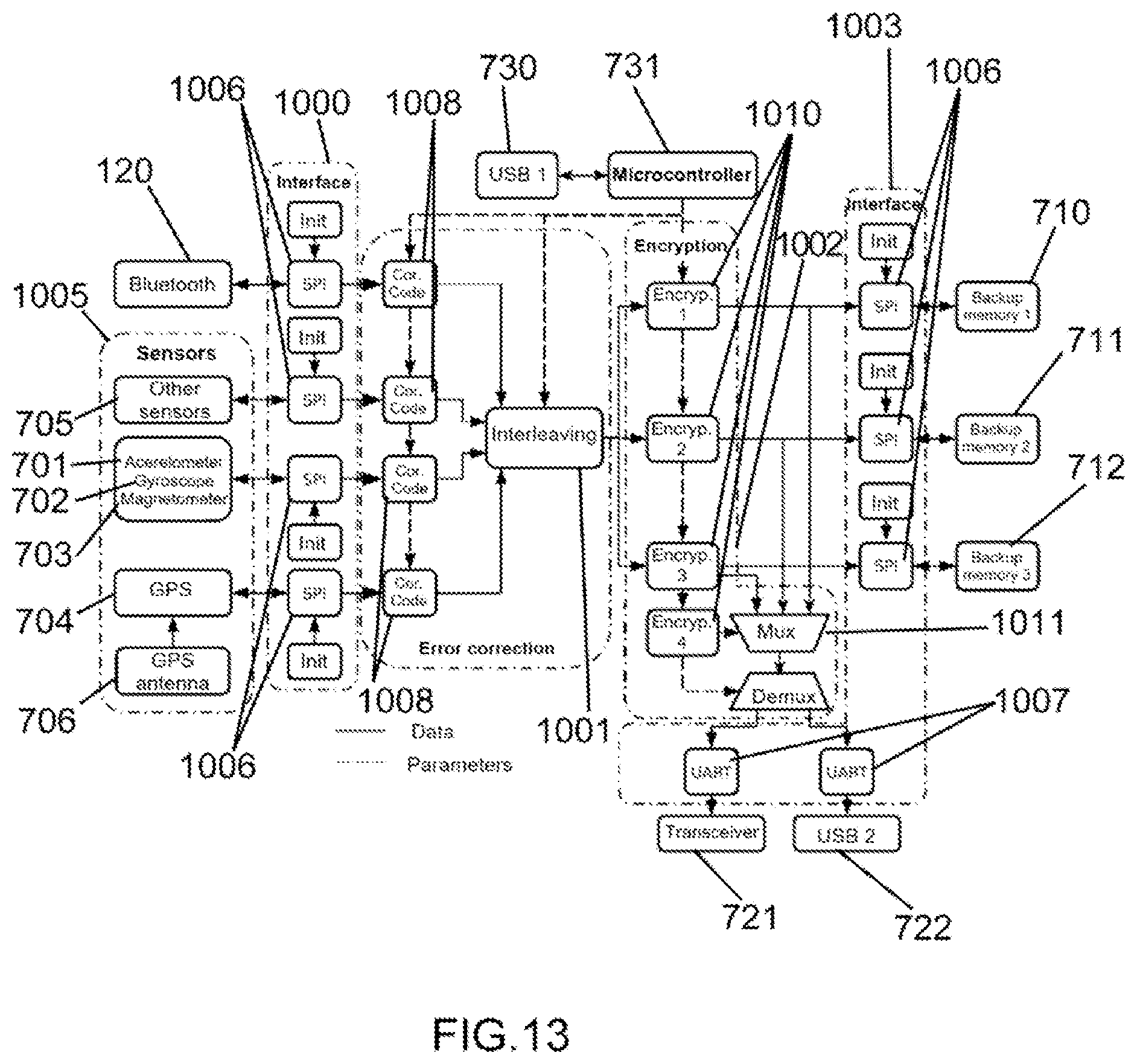 Patent US12590772 Figure 14 – Method and system for sensing, monitoring, logging and transmitting events that is assembled on a firearm