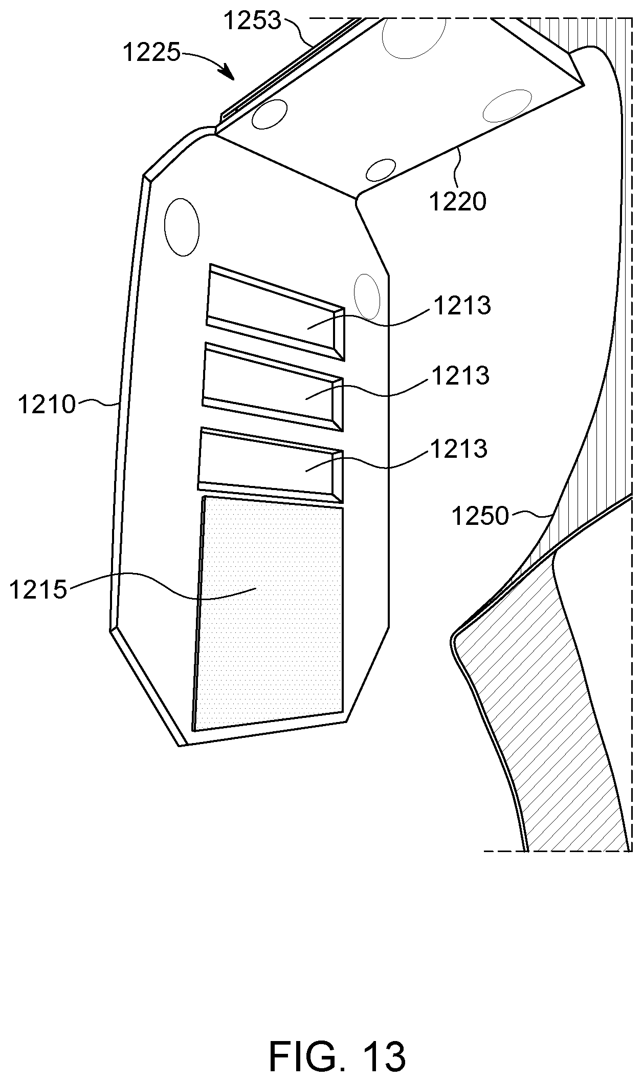 Patent US12590774 Figure 13 – Trigger restriction device for conducted energy devices