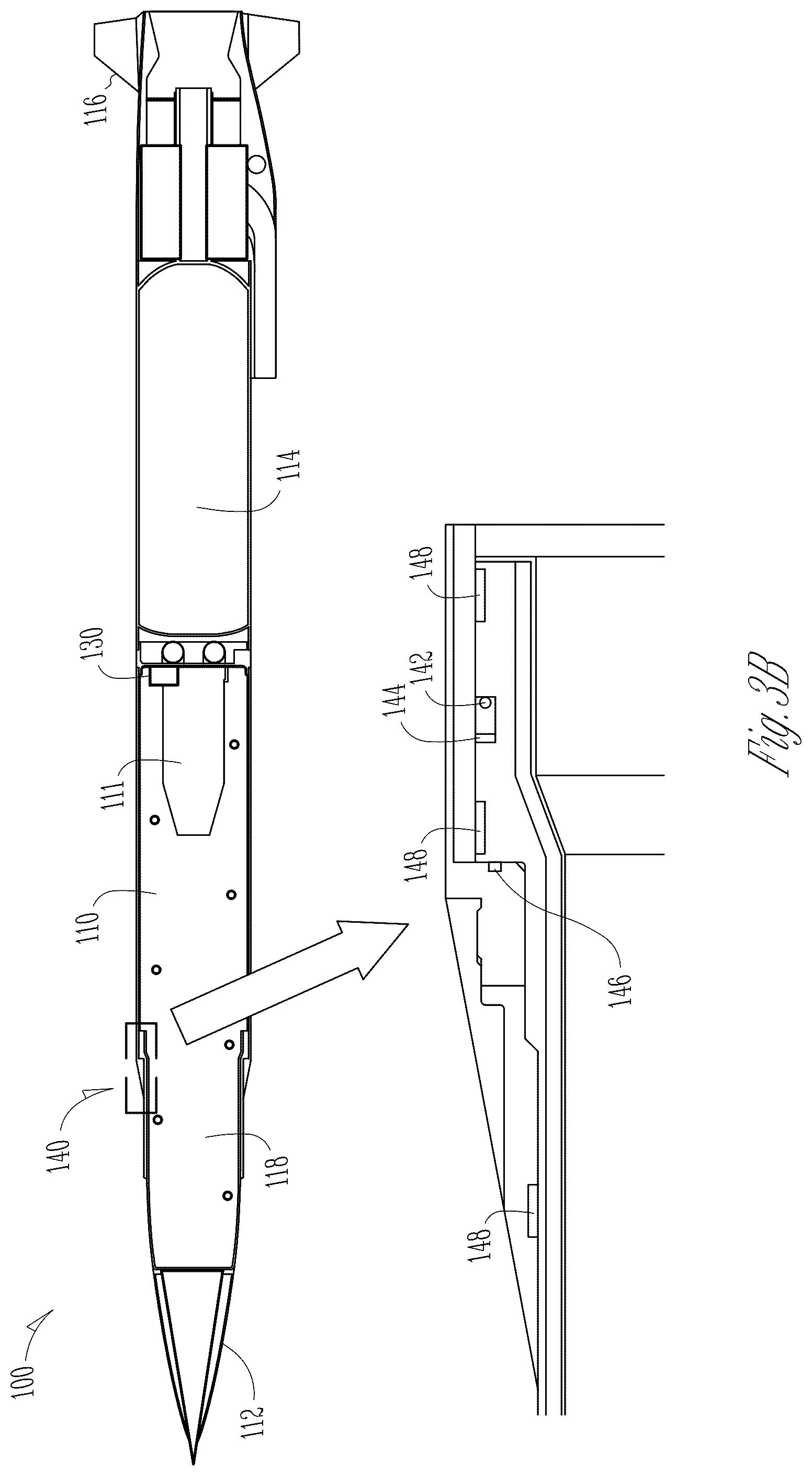 Patent US12590775 Figure 5 – Trigger lock