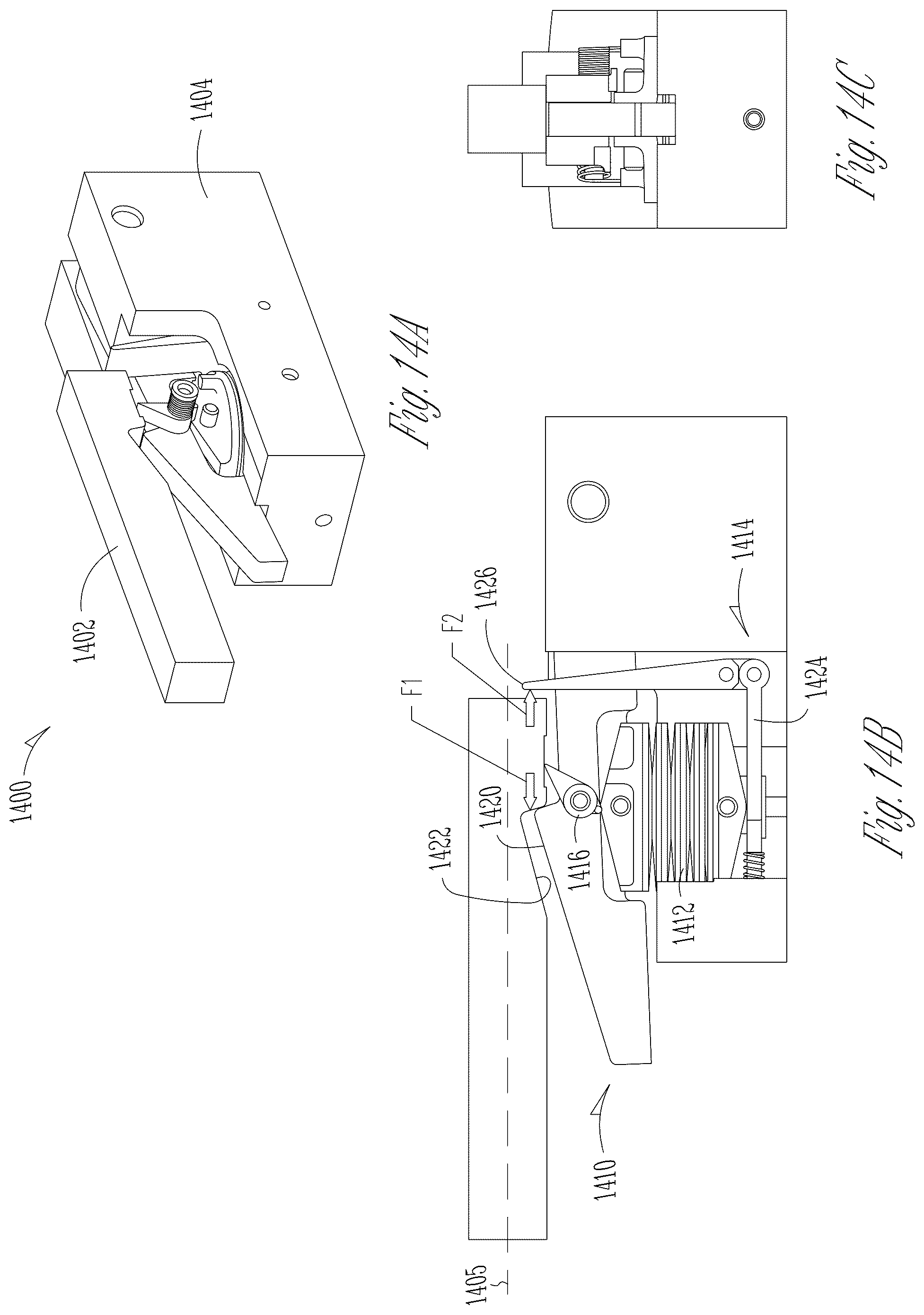 Patent US12590775 Figure 16 – Trigger lock
