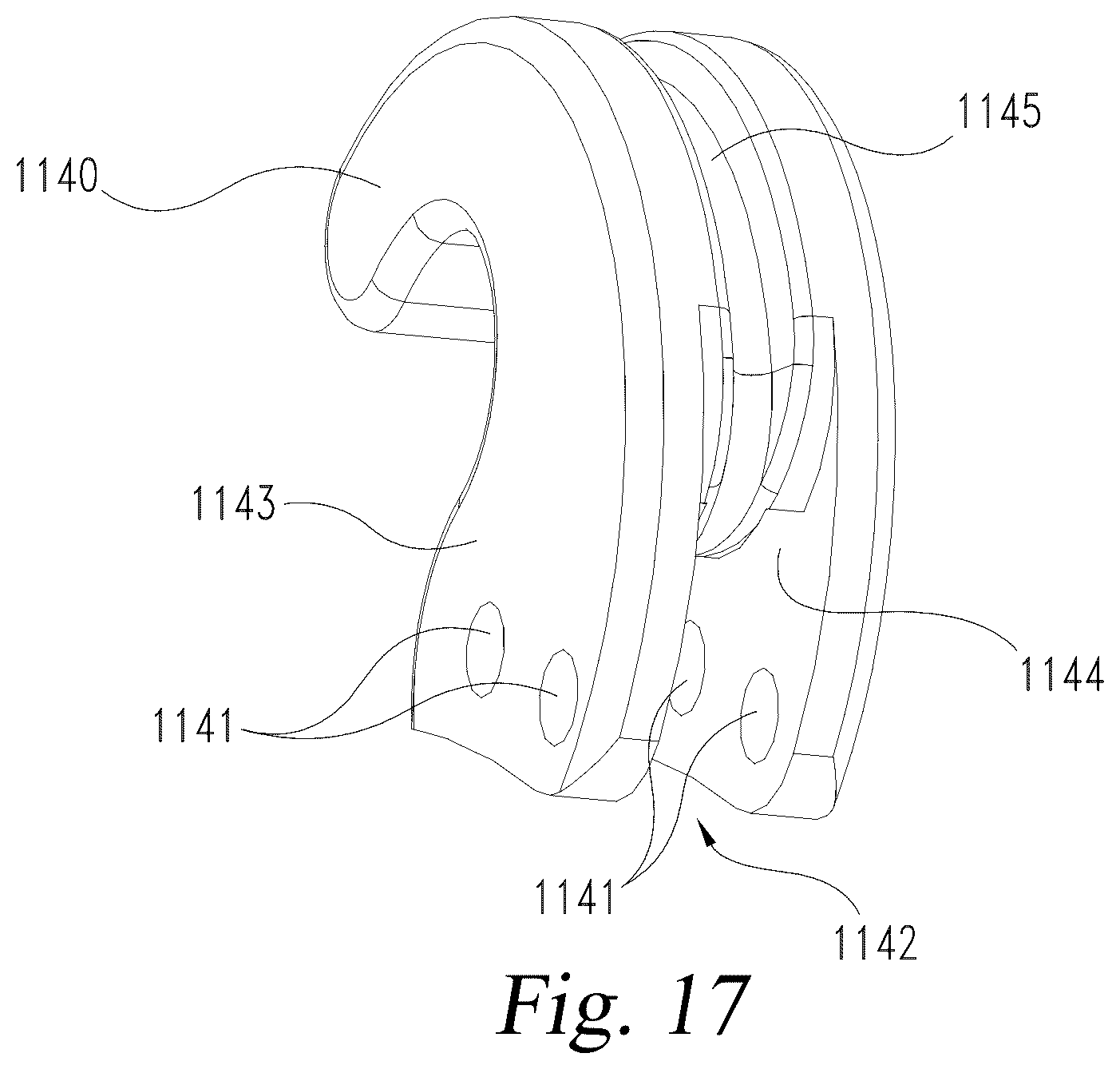 Patent US12590777 Figure 17 – Lever system for lever bow