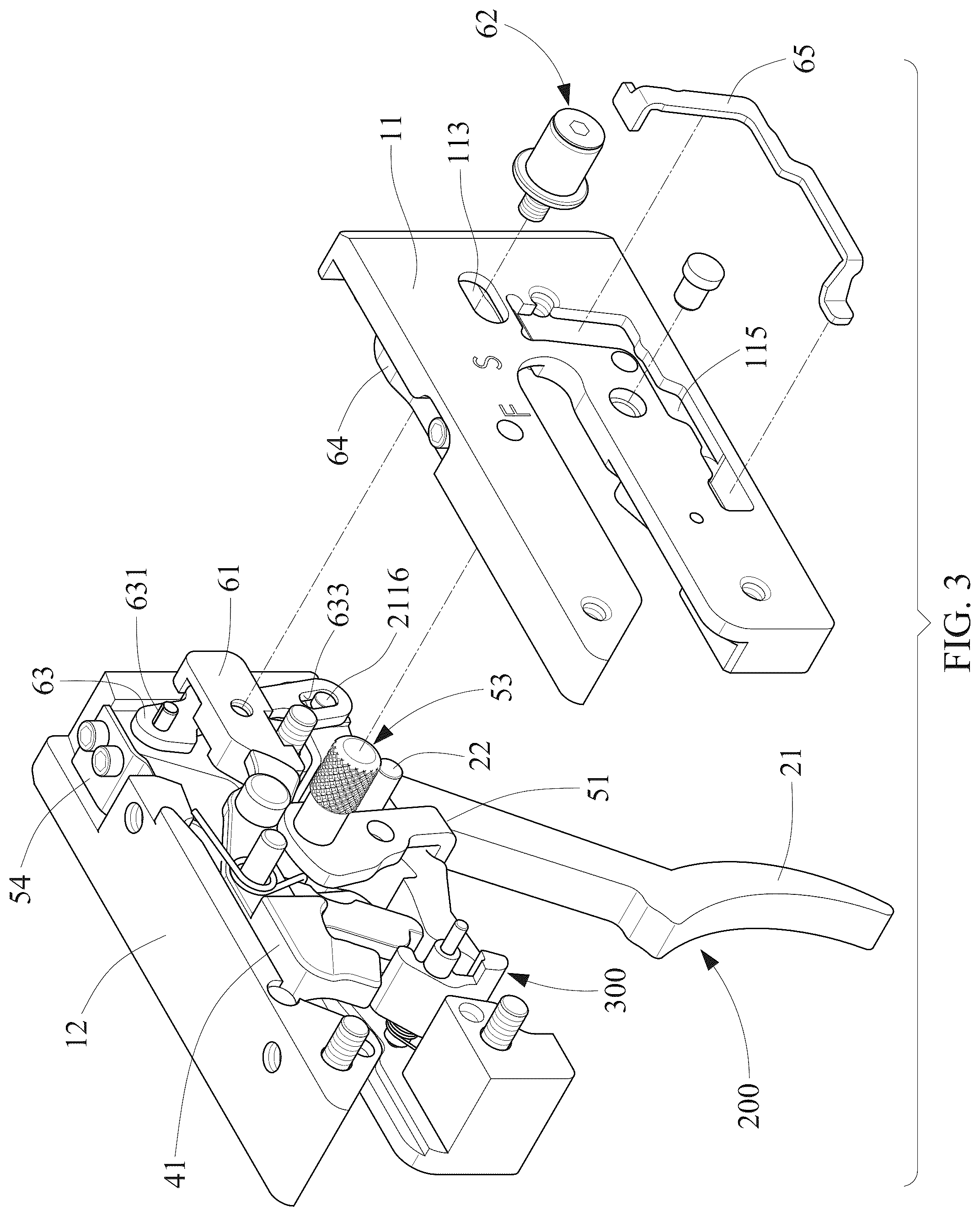 Patent US12590778 Figure 3 – String-unloading apparatus of a crossbow