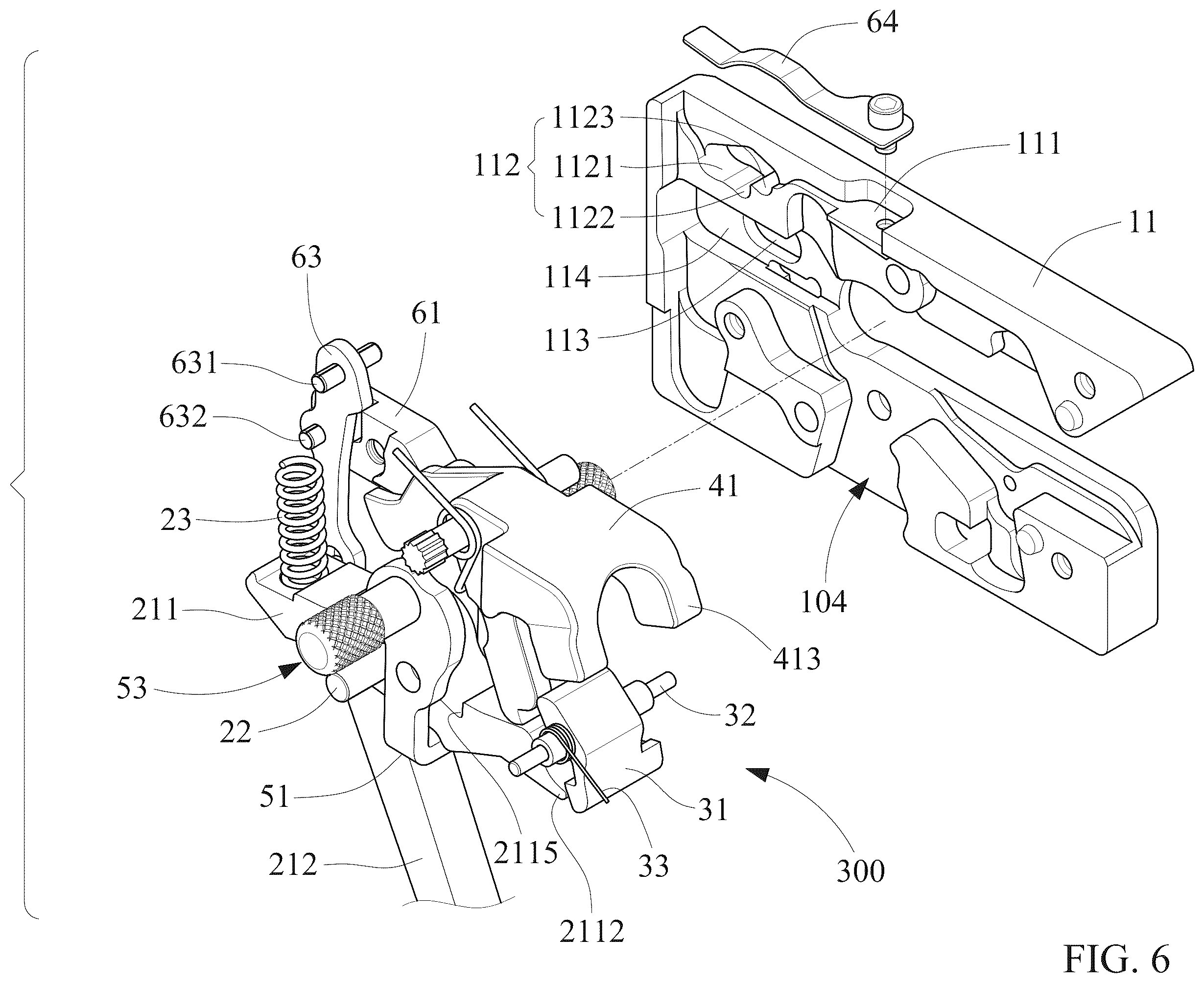 Patent US12590778 Figure 6 – String-unloading apparatus of a crossbow