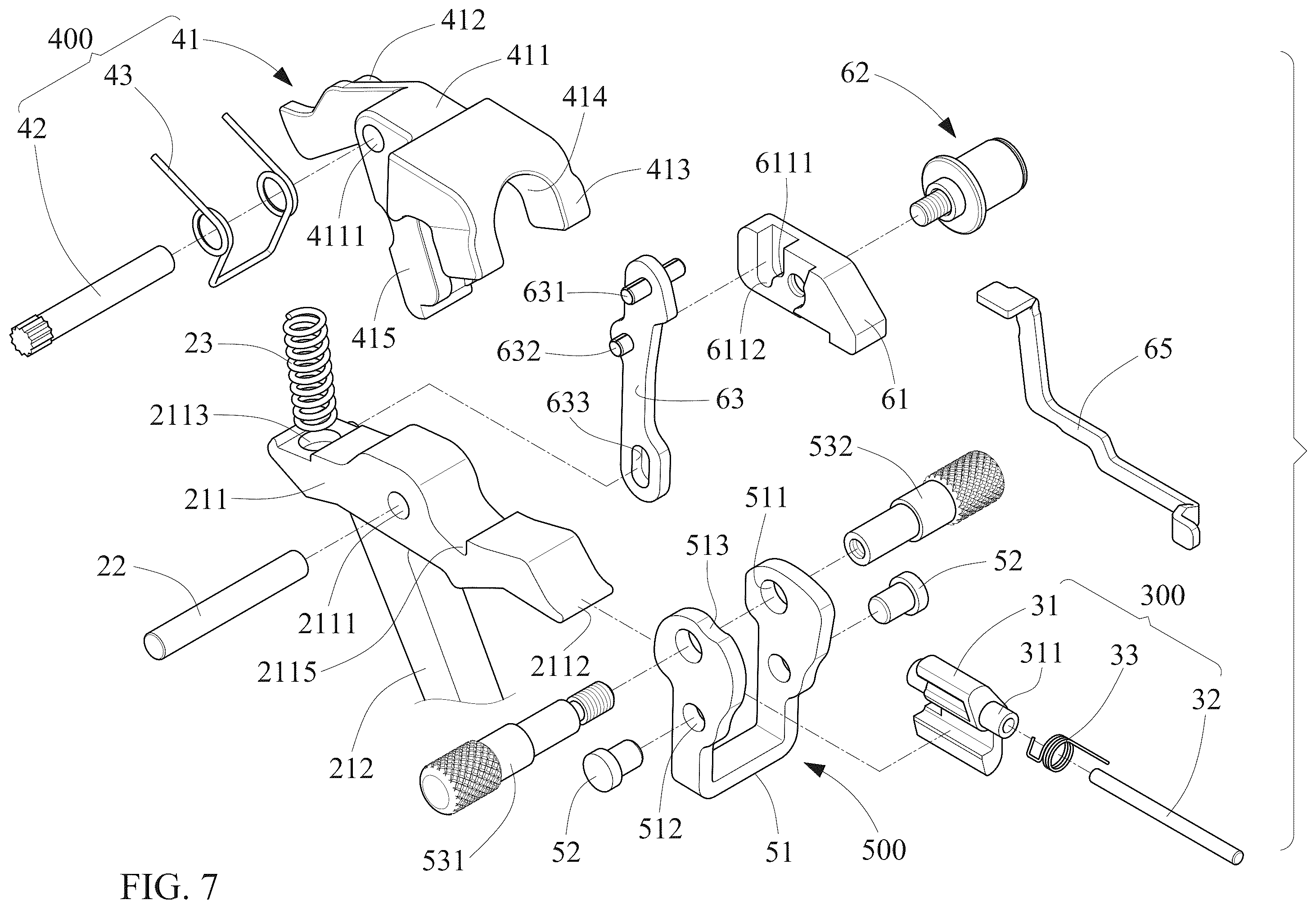 Patent US12590778 Figure 7 – String-unloading apparatus of a crossbow