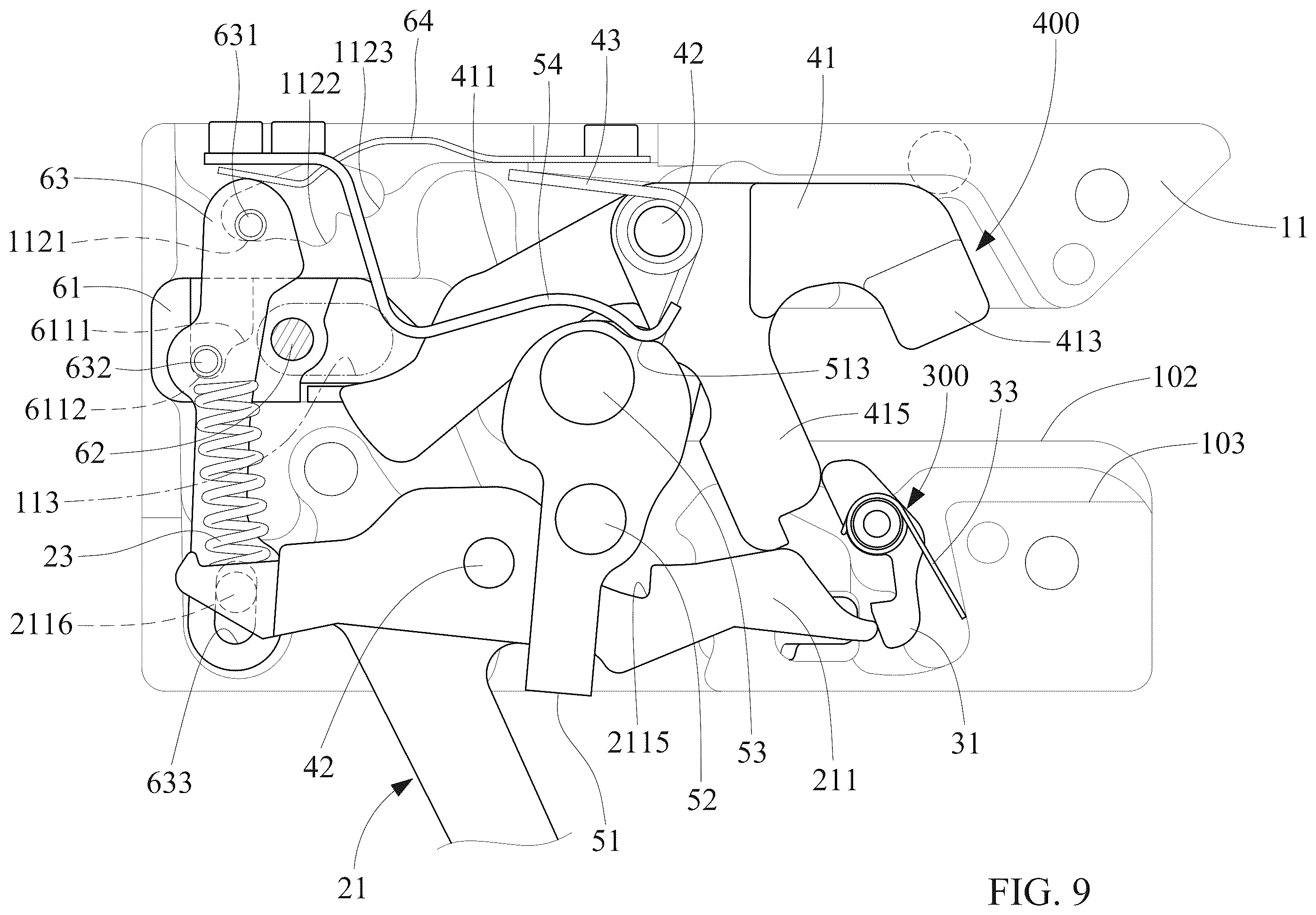 Patent US12590778 Figure 9 – String-unloading apparatus of a crossbow