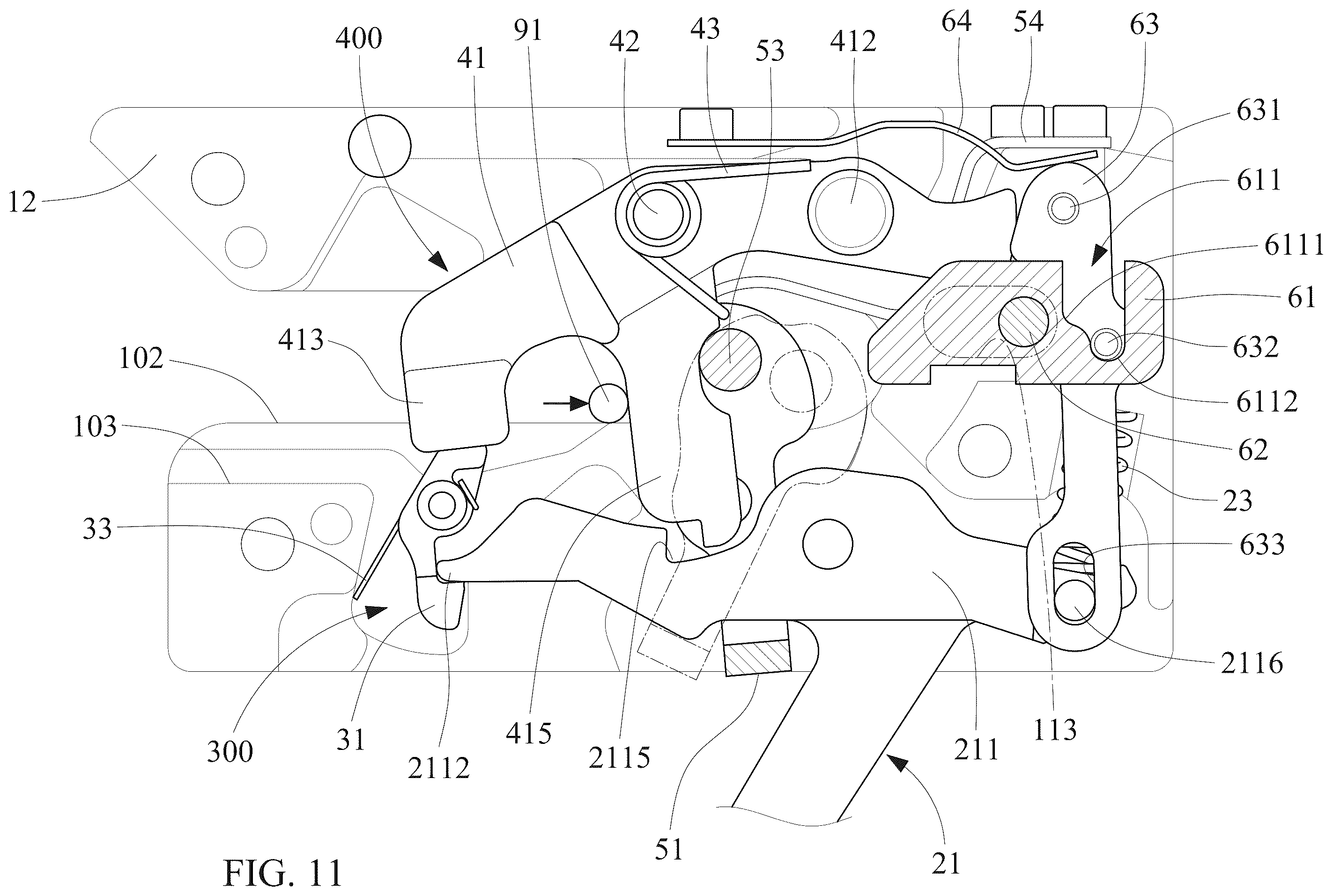 Patent US12590778 Figure 11 – String-unloading apparatus of a crossbow