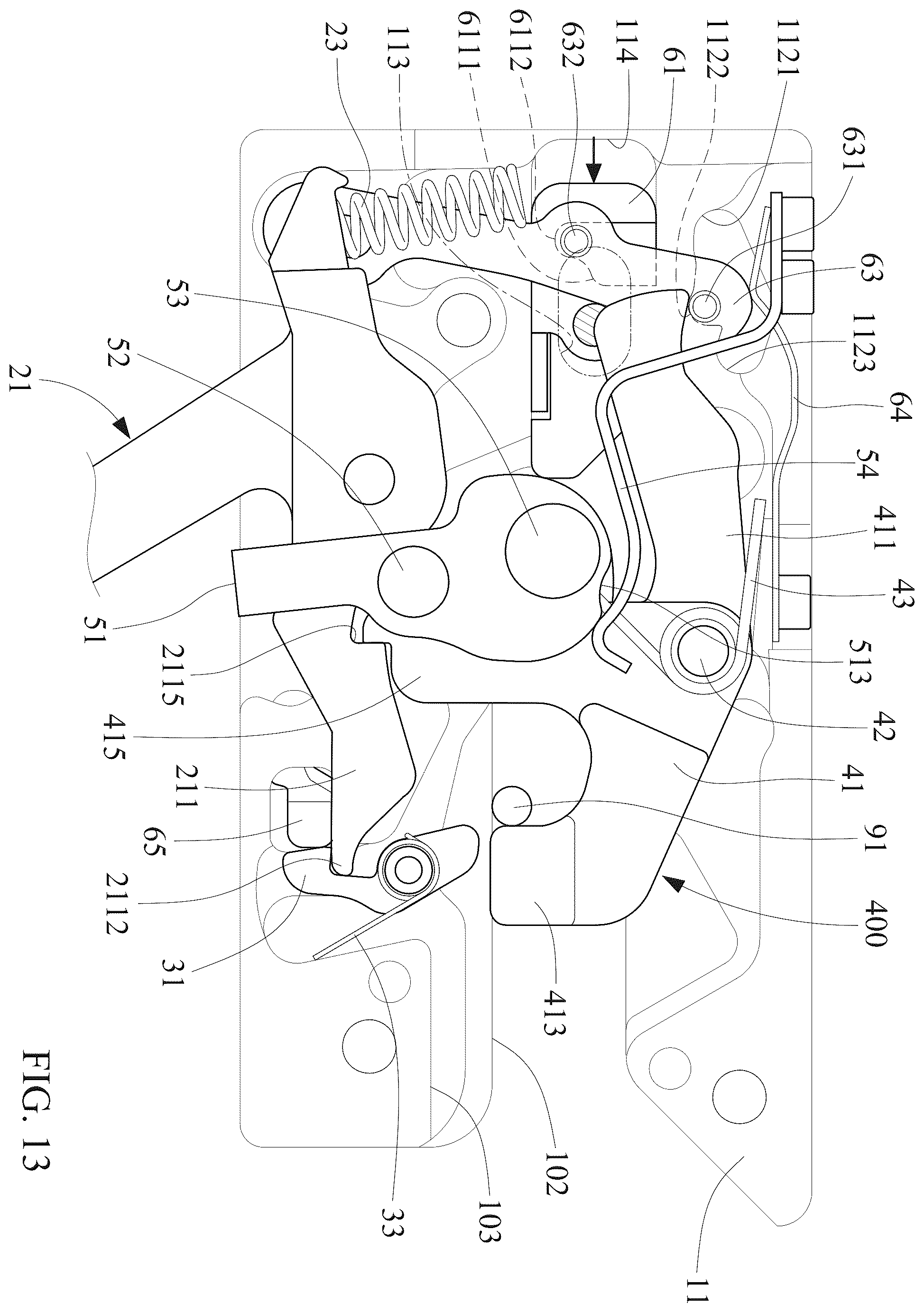 Patent US12590778 Figure 13 – String-unloading apparatus of a crossbow