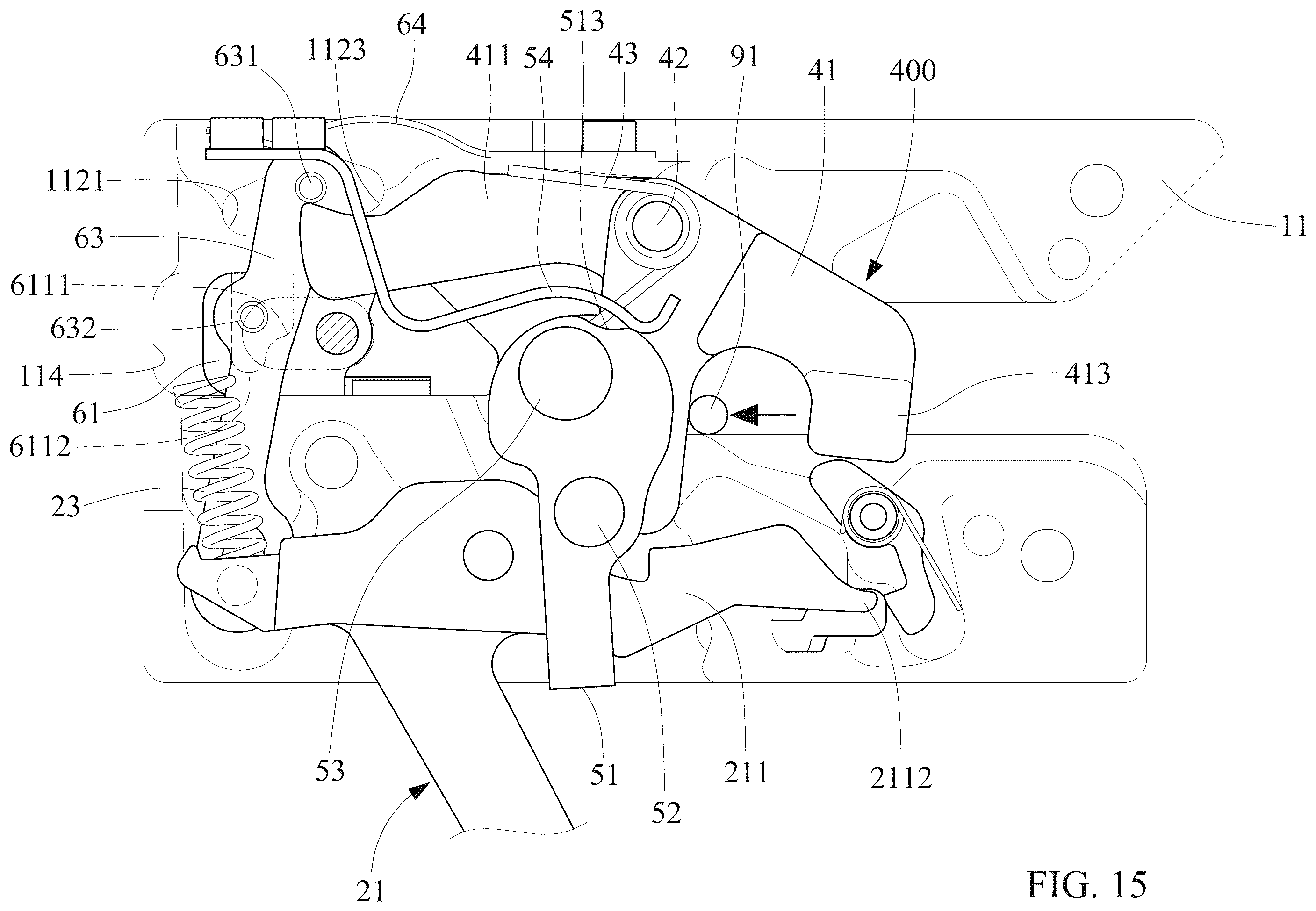 Patent US12590778 Figure 15 – String-unloading apparatus of a crossbow