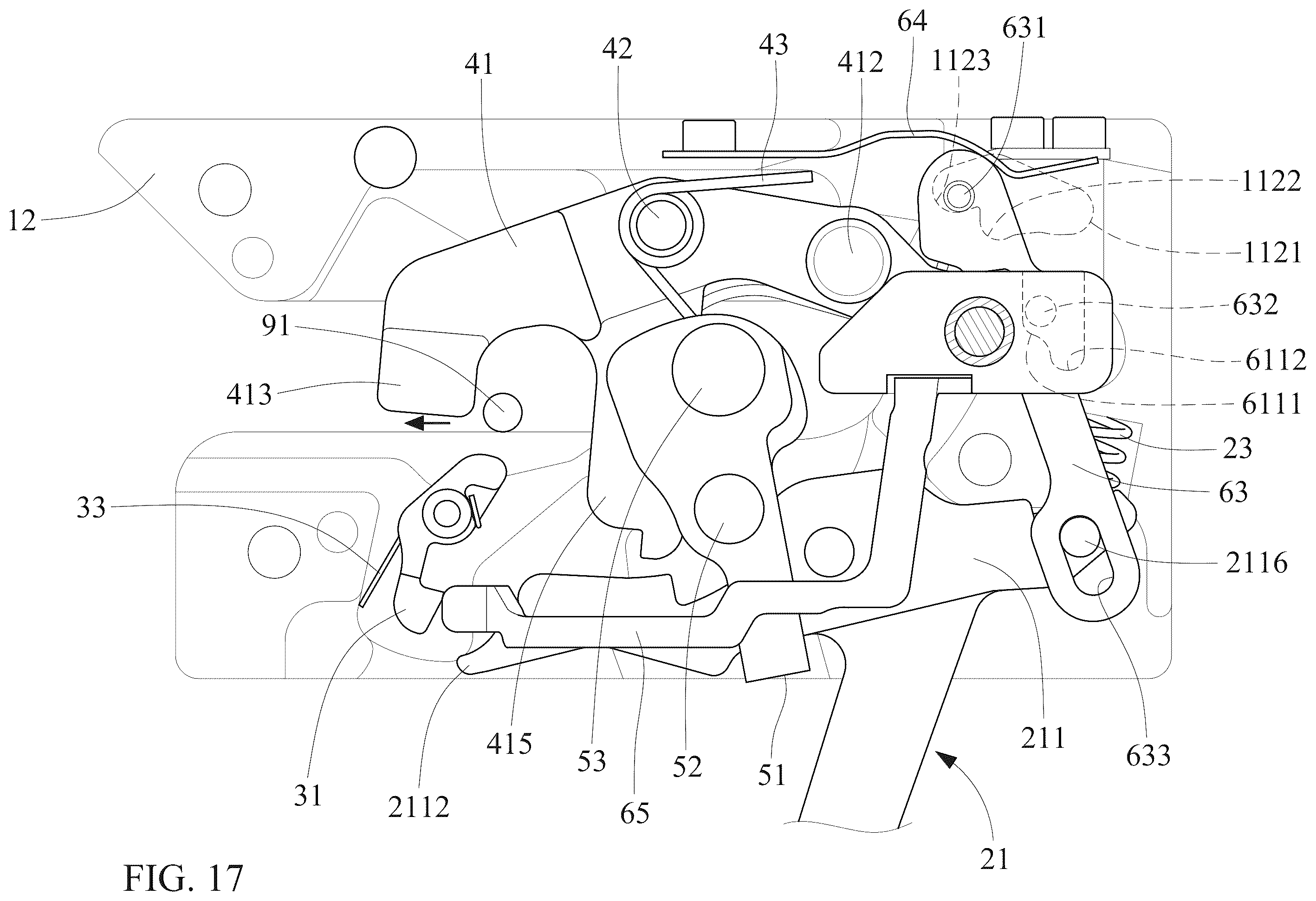 Patent US12590778 Figure 17 – String-unloading apparatus of a crossbow