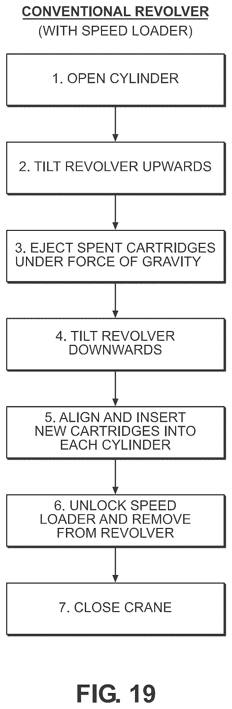 Patent US12590781 Figure 12 – Preloaded disposable cylinder system for revolver
