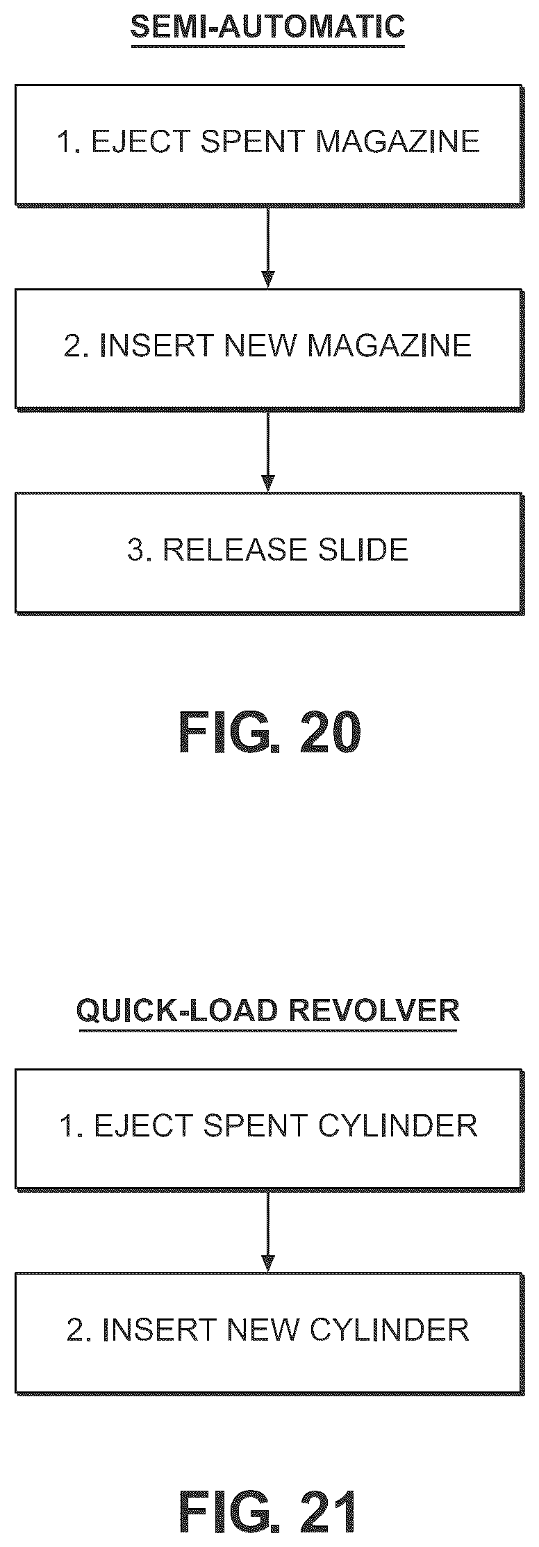Patent US12590781 Figure 13 – Preloaded disposable cylinder system for revolver