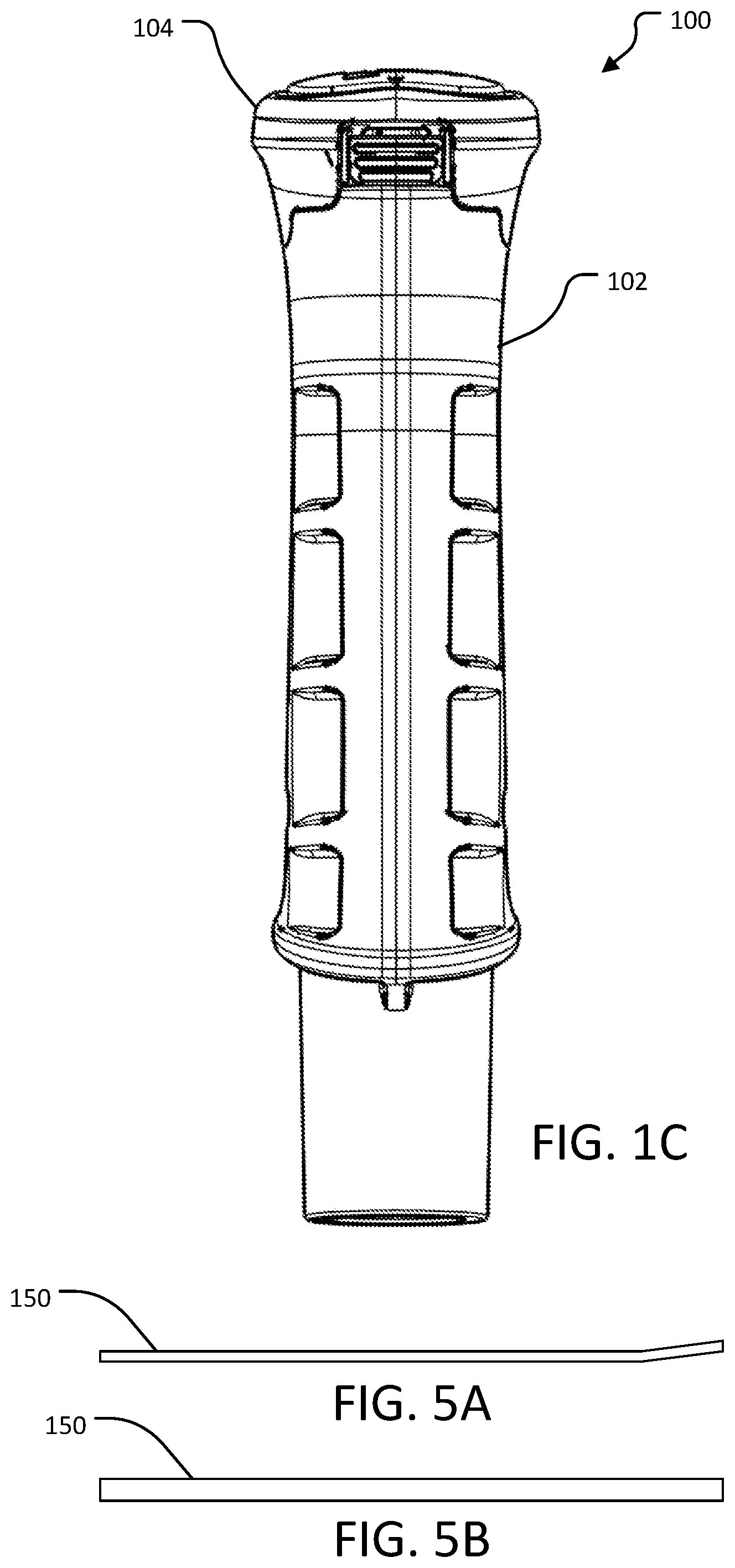 Patent US12590784 Figure 2 – Handle assembly