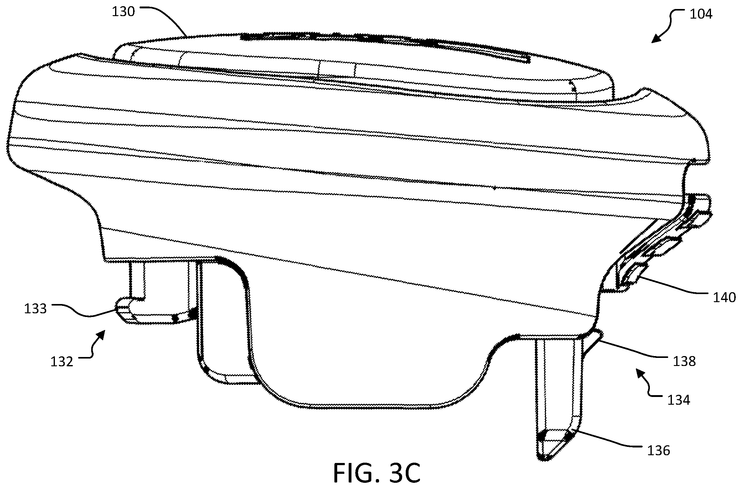 Patent US12590784 Figure 7 – Handle assembly