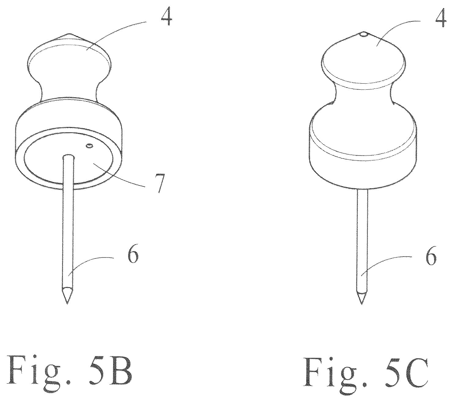 Patent US12590785 Figure 7 – Target pins and target pin holster system