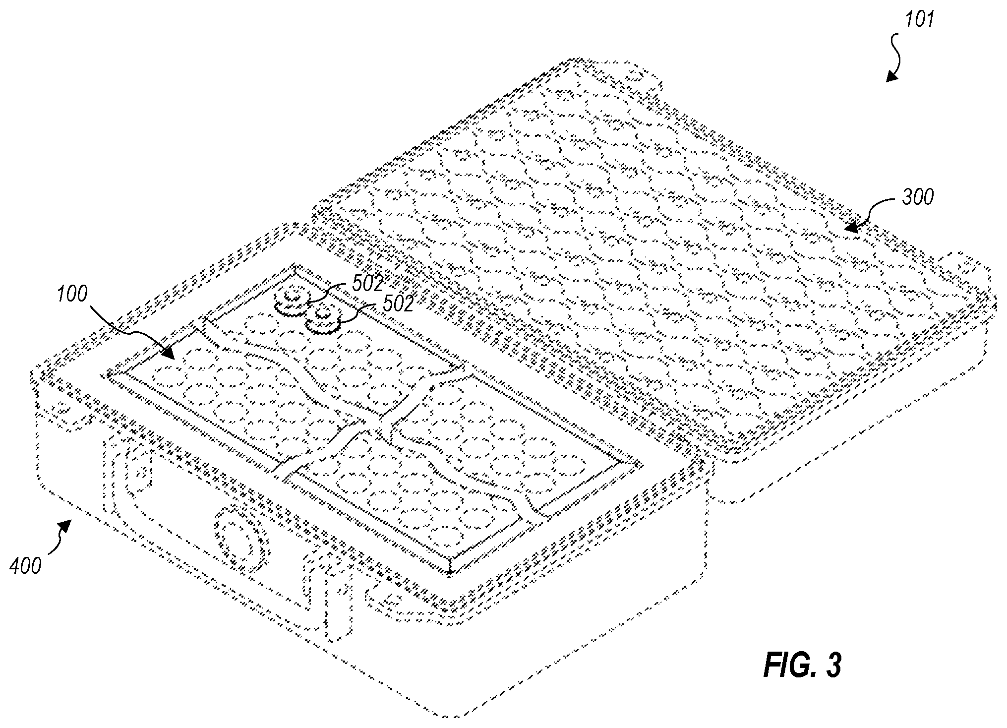 Patent US12590787 Figure 3 – Modular system for ammunition processing, storage, and transportation