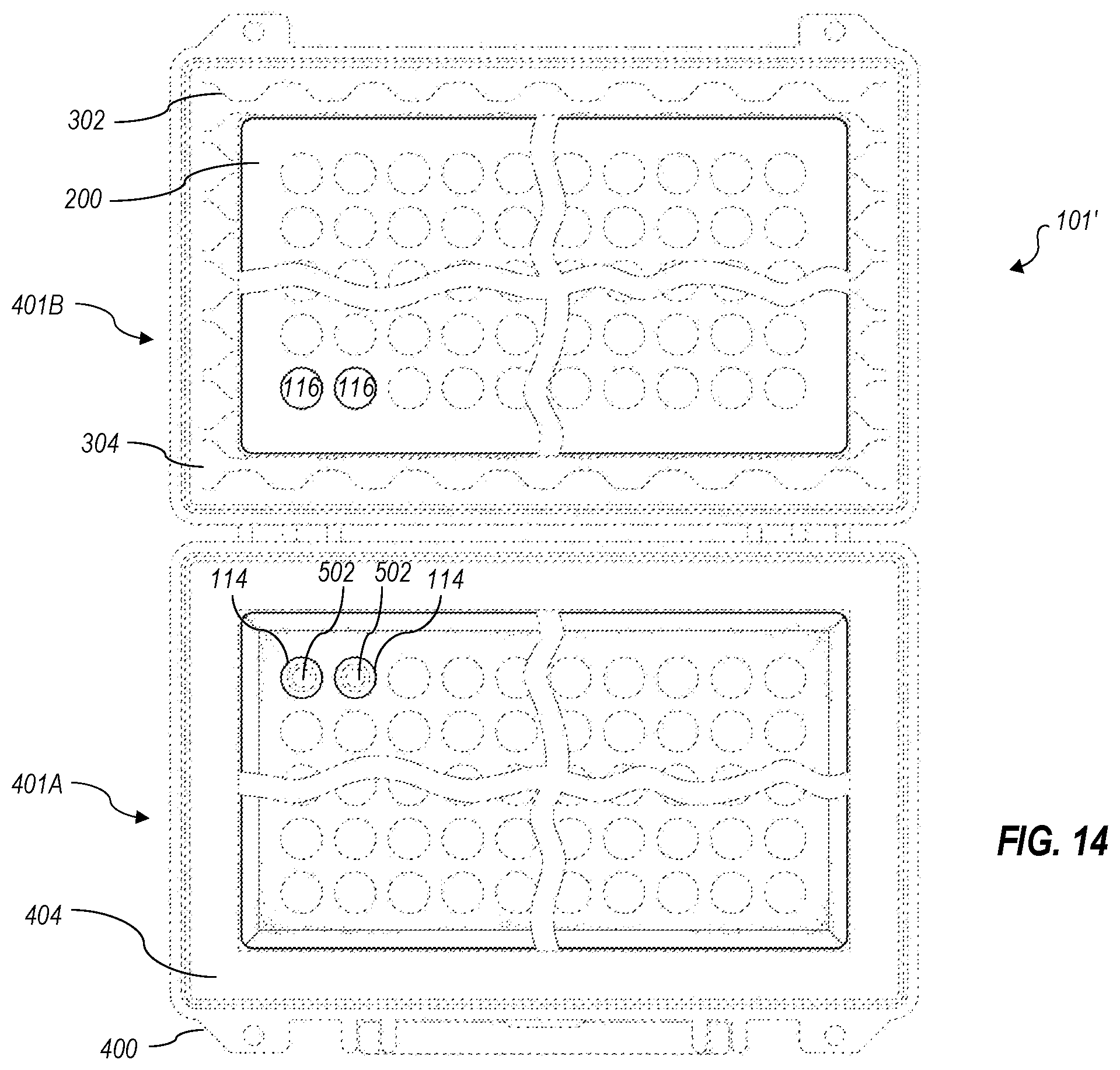 Patent US12590787 Figure 15 – Modular system for ammunition processing, storage, and transportation