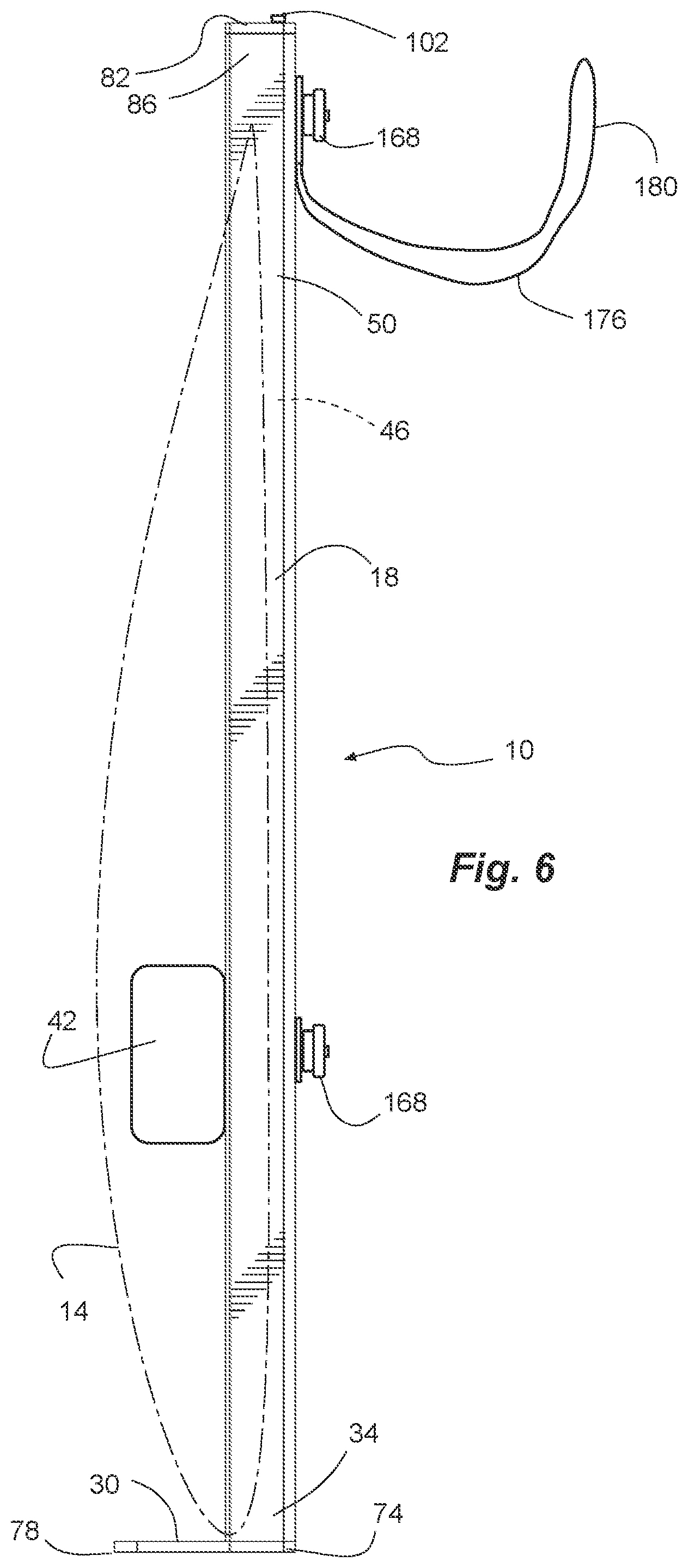 Patent US12590789 Figure 5 – Fish measuring board