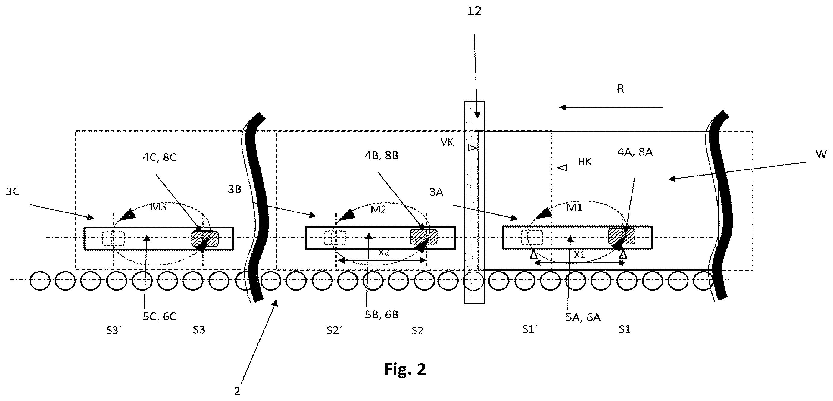 Patent US12590791 Figure 3 – Apparatus for measuring sheet-like workpieces, in particular flat glass panes or insulating glass elements