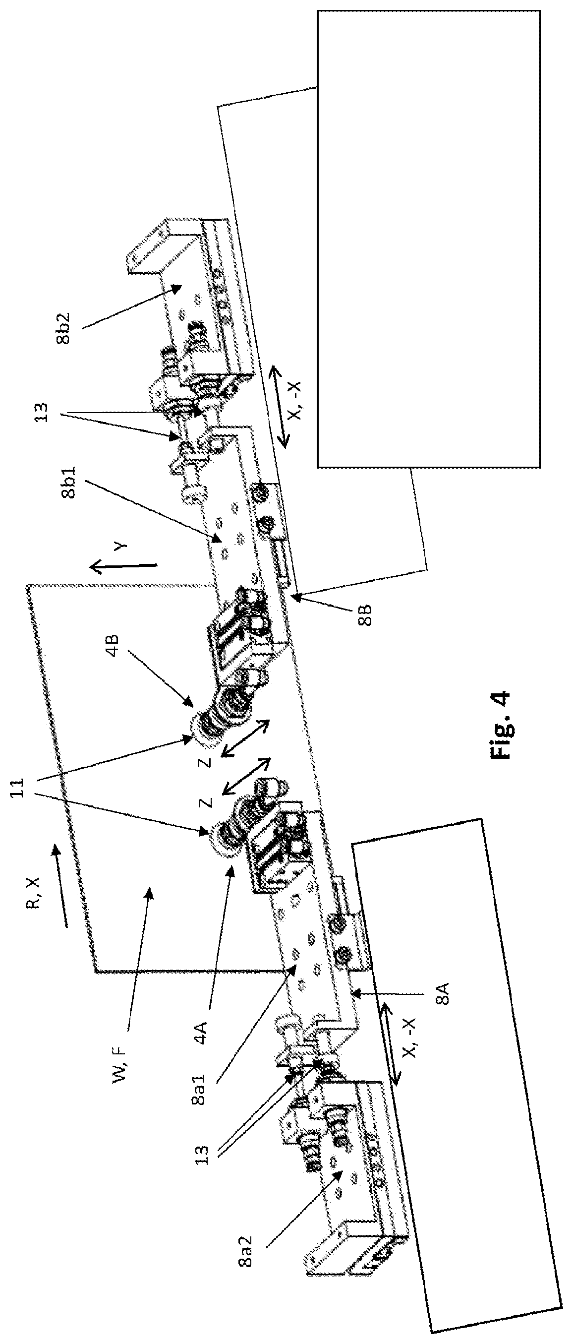 Patent US12590791 Figure 5 – Apparatus for measuring sheet-like workpieces, in particular flat glass panes or insulating glass elements