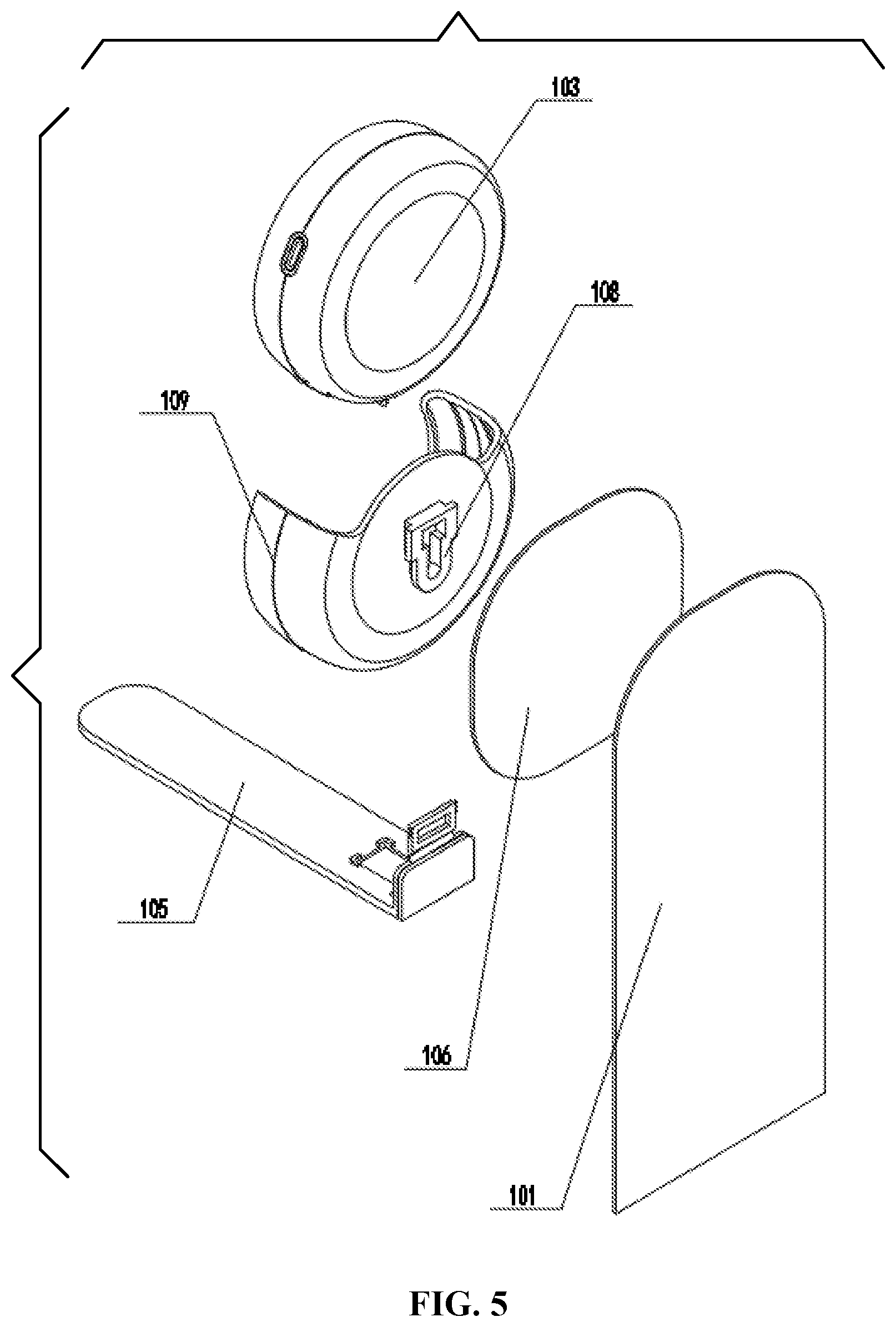 Patent US12590793 Figure 5 – Height measurement system