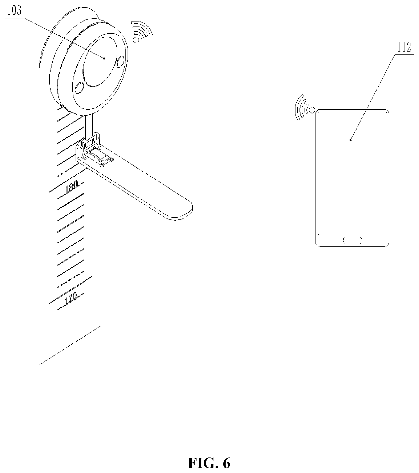Patent US12590793 Figure 6 – Height measurement system