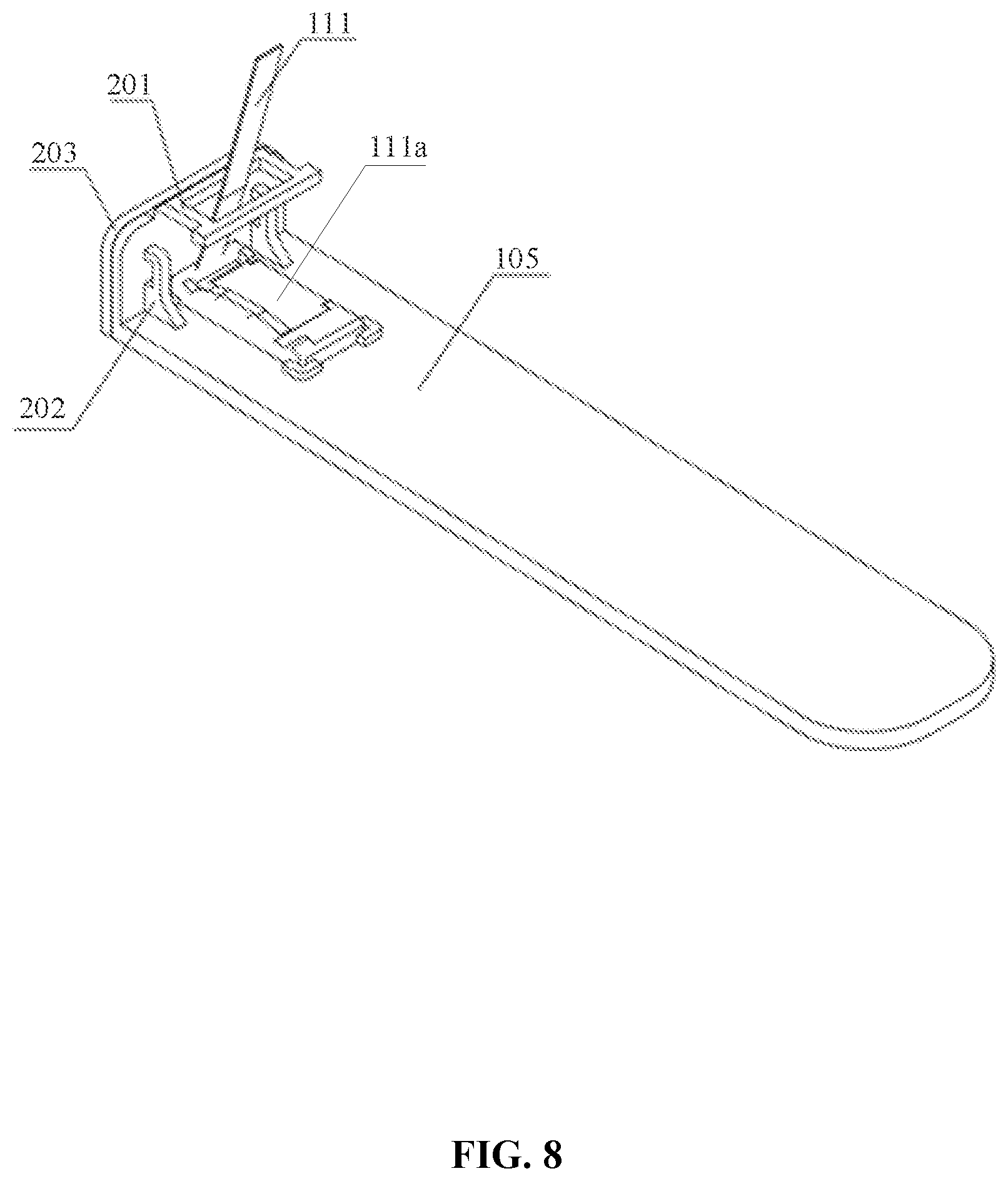 Patent US12590793 Figure 8 – Height measurement system