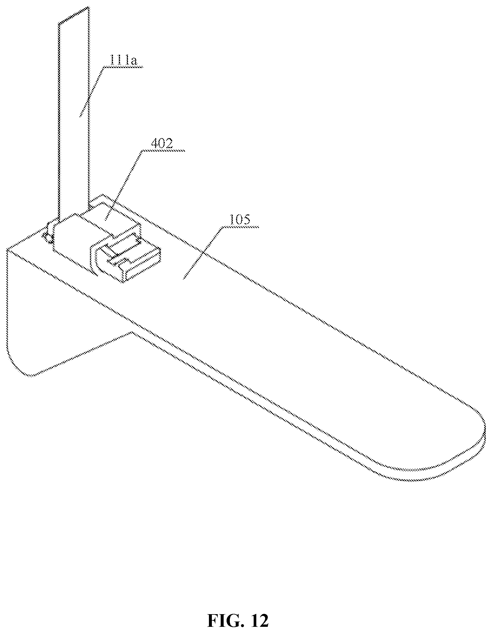 Patent US12590793 Figure 12 – Height measurement system